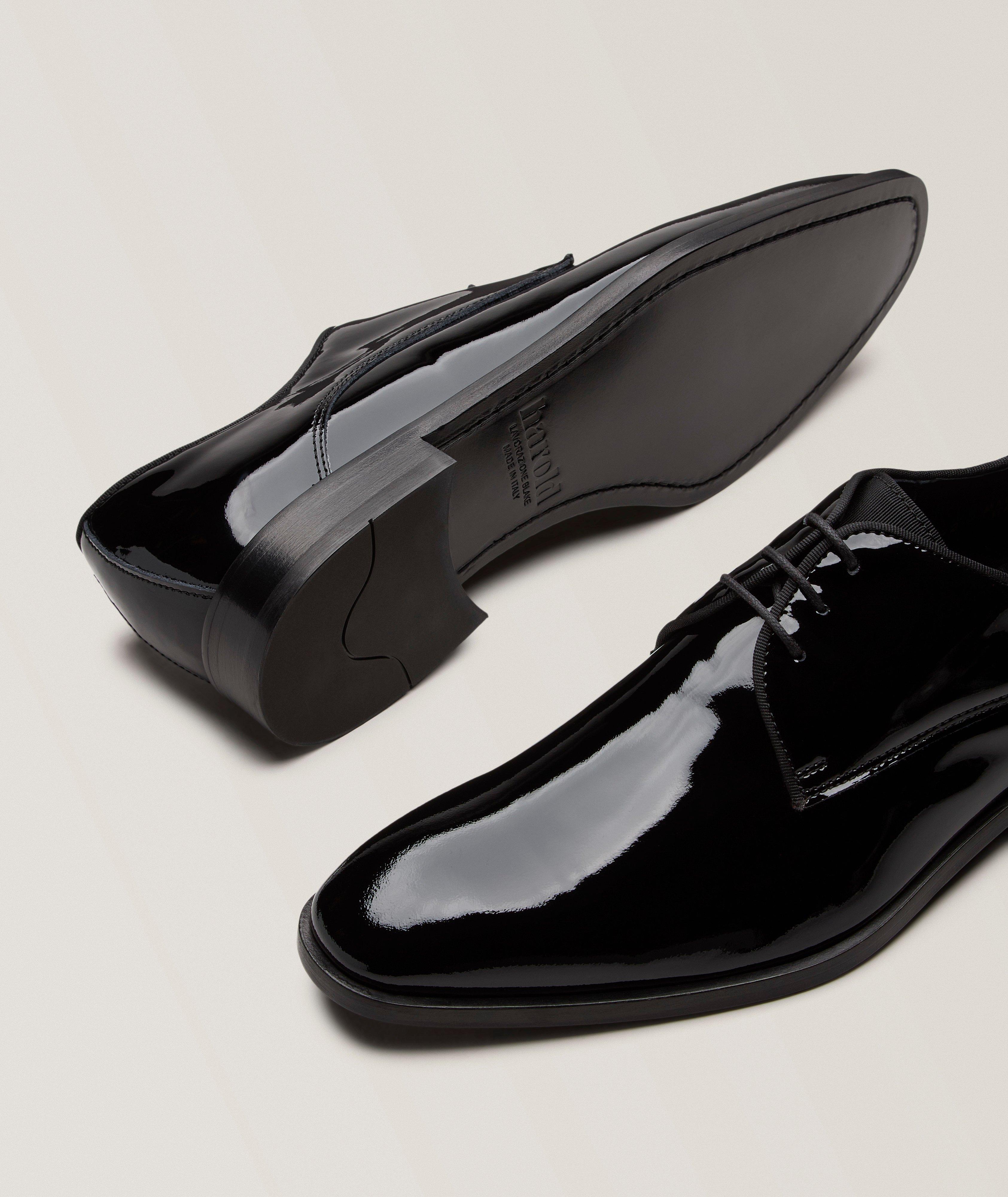 Glossy Patent Leather Derbies image 4