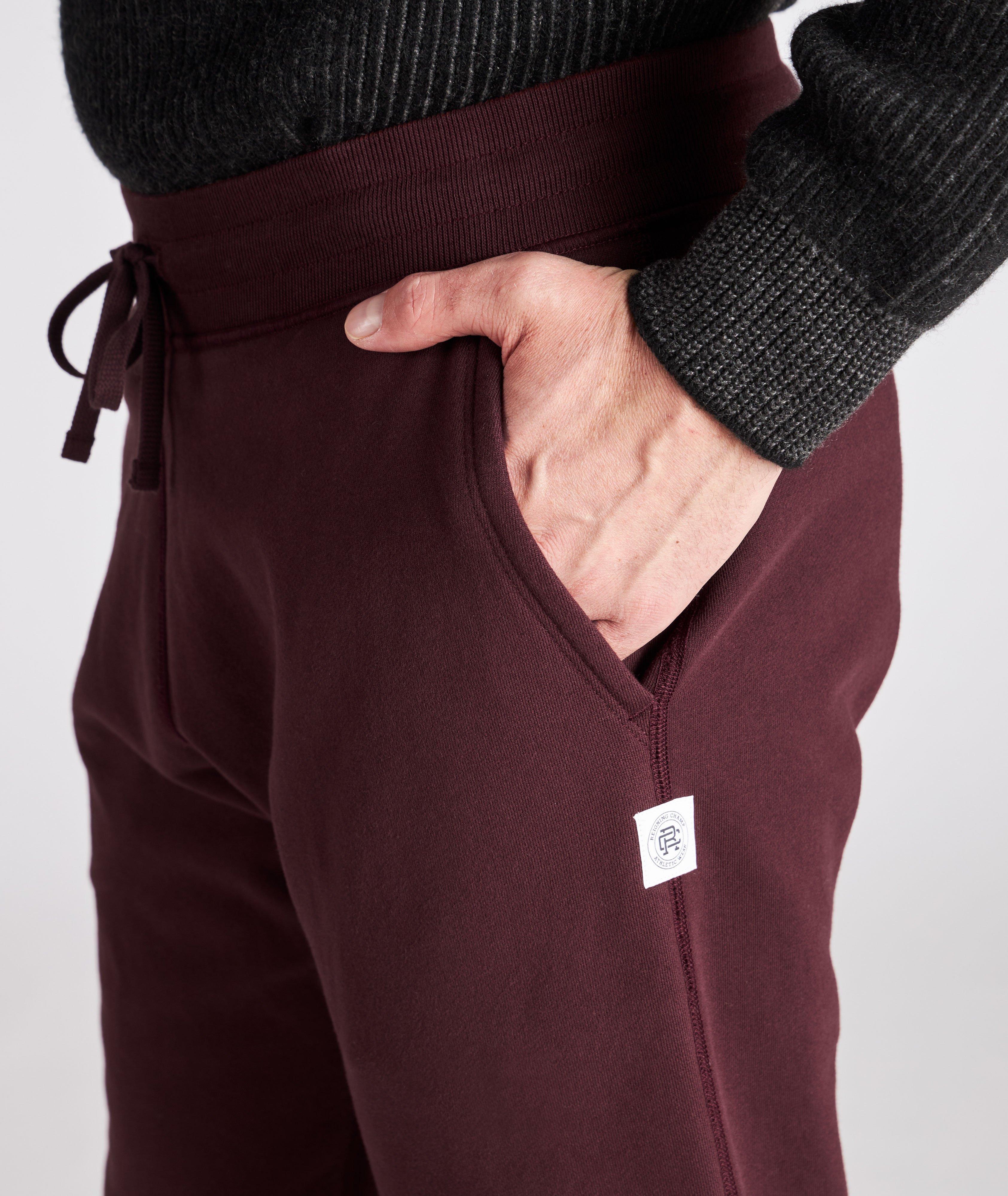 Midweight Terry Cotton Drawstring Sweatpants image 3