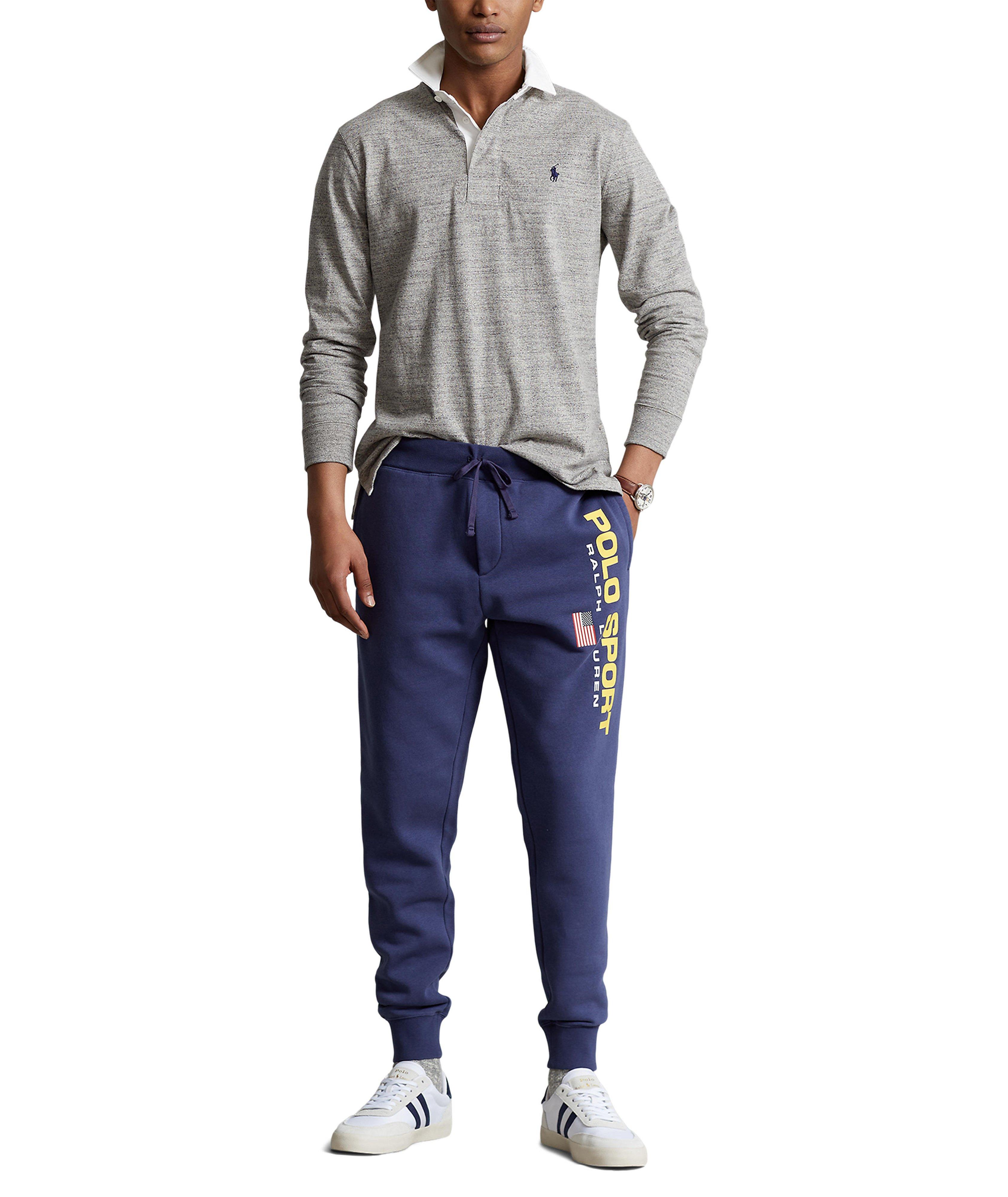 Long-Sleeve Rugby Cotton Polo image 3
