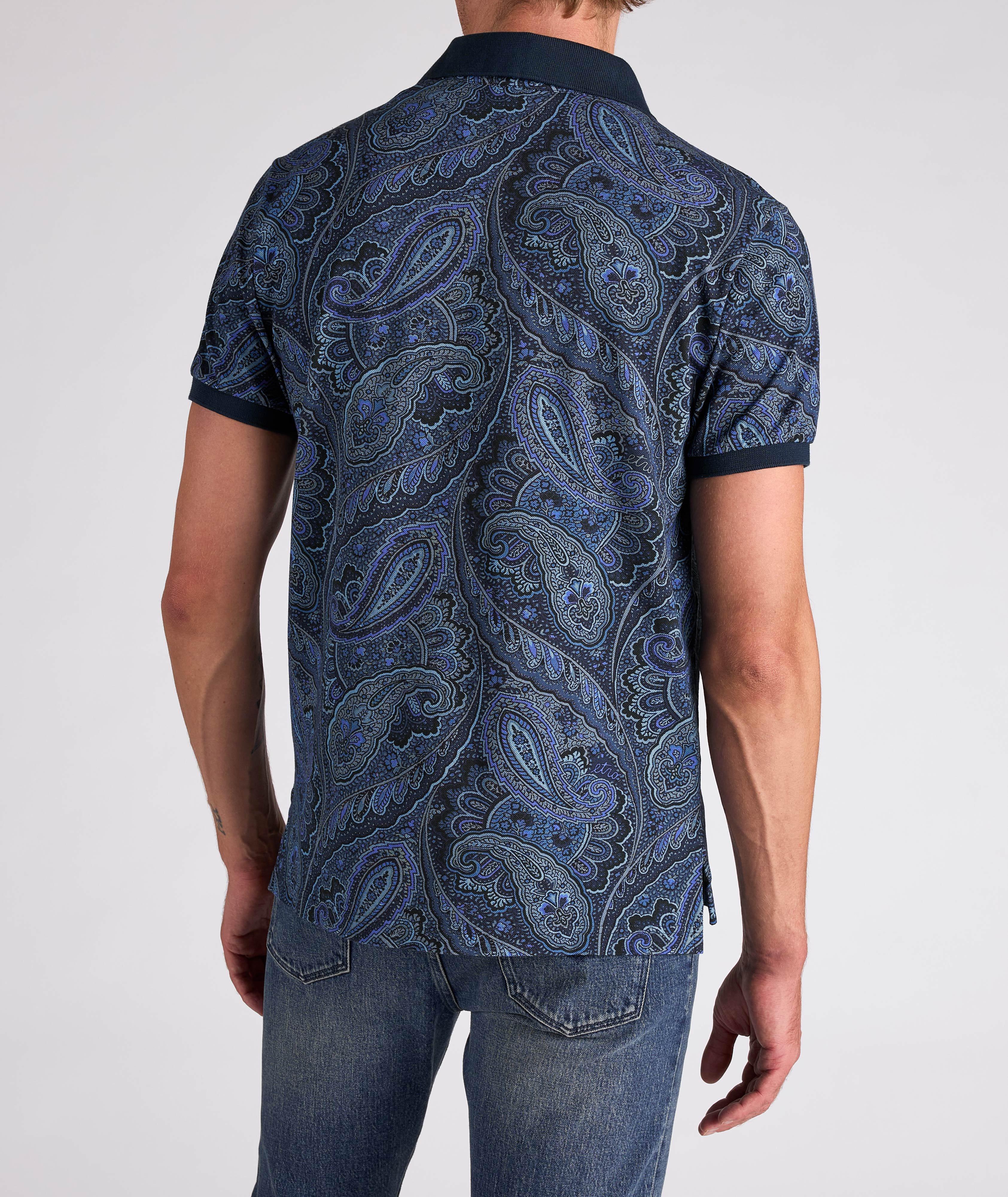 Paisley Printed Cotton Polo image 2