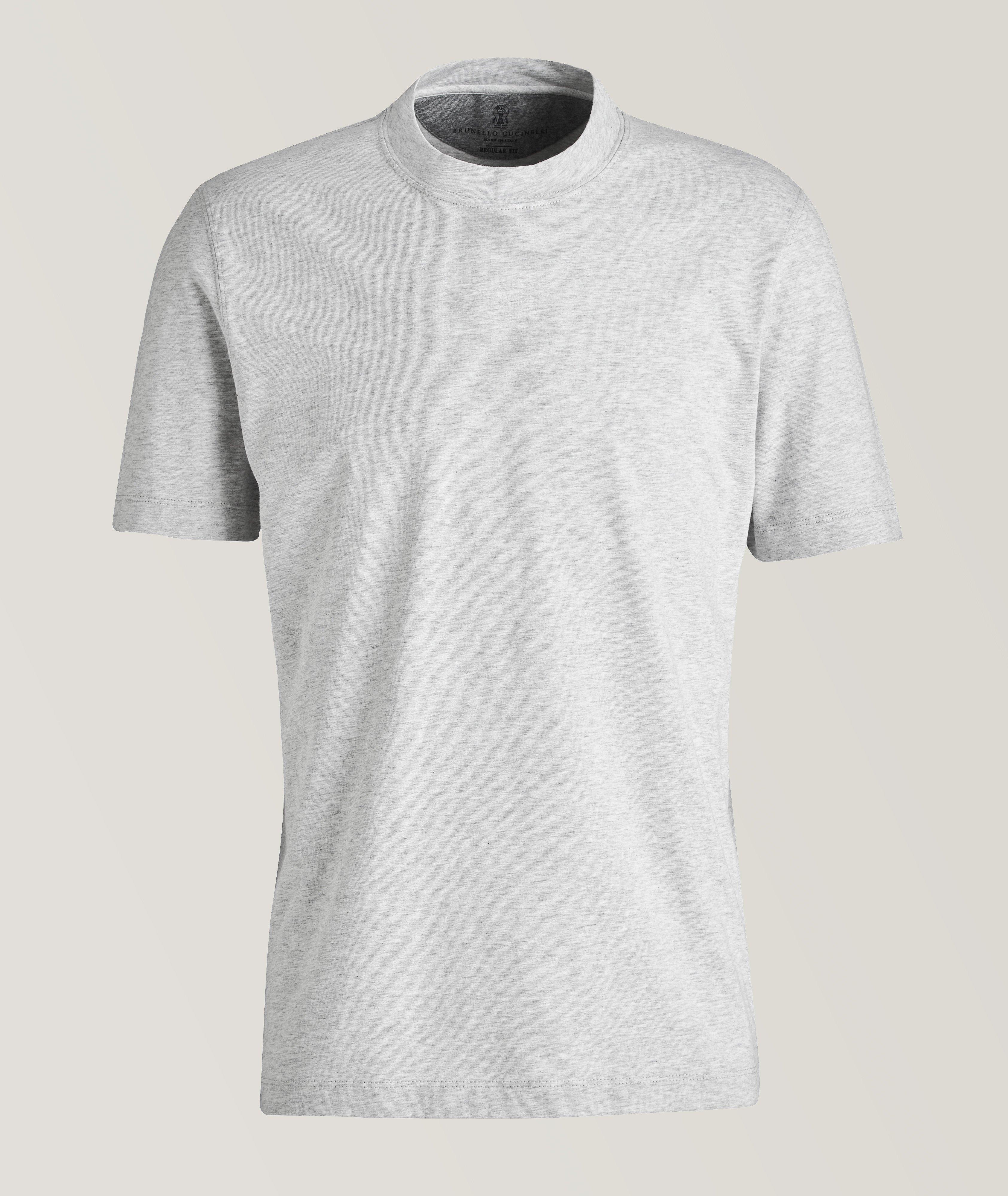 T-shirt en coton à encolure ronde image 0