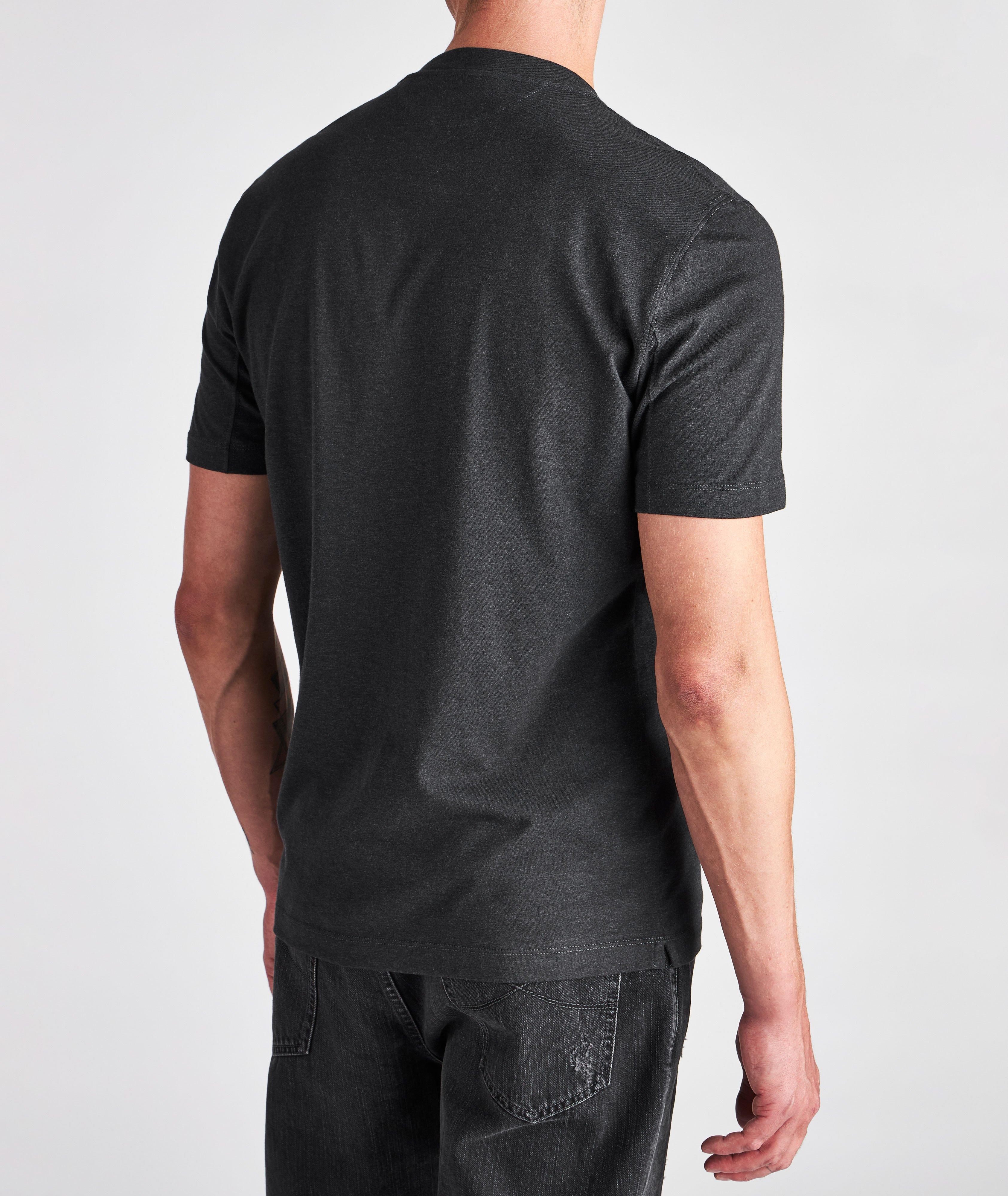 Short-Sleeve Cotton Crewneck T-Shirt image 2