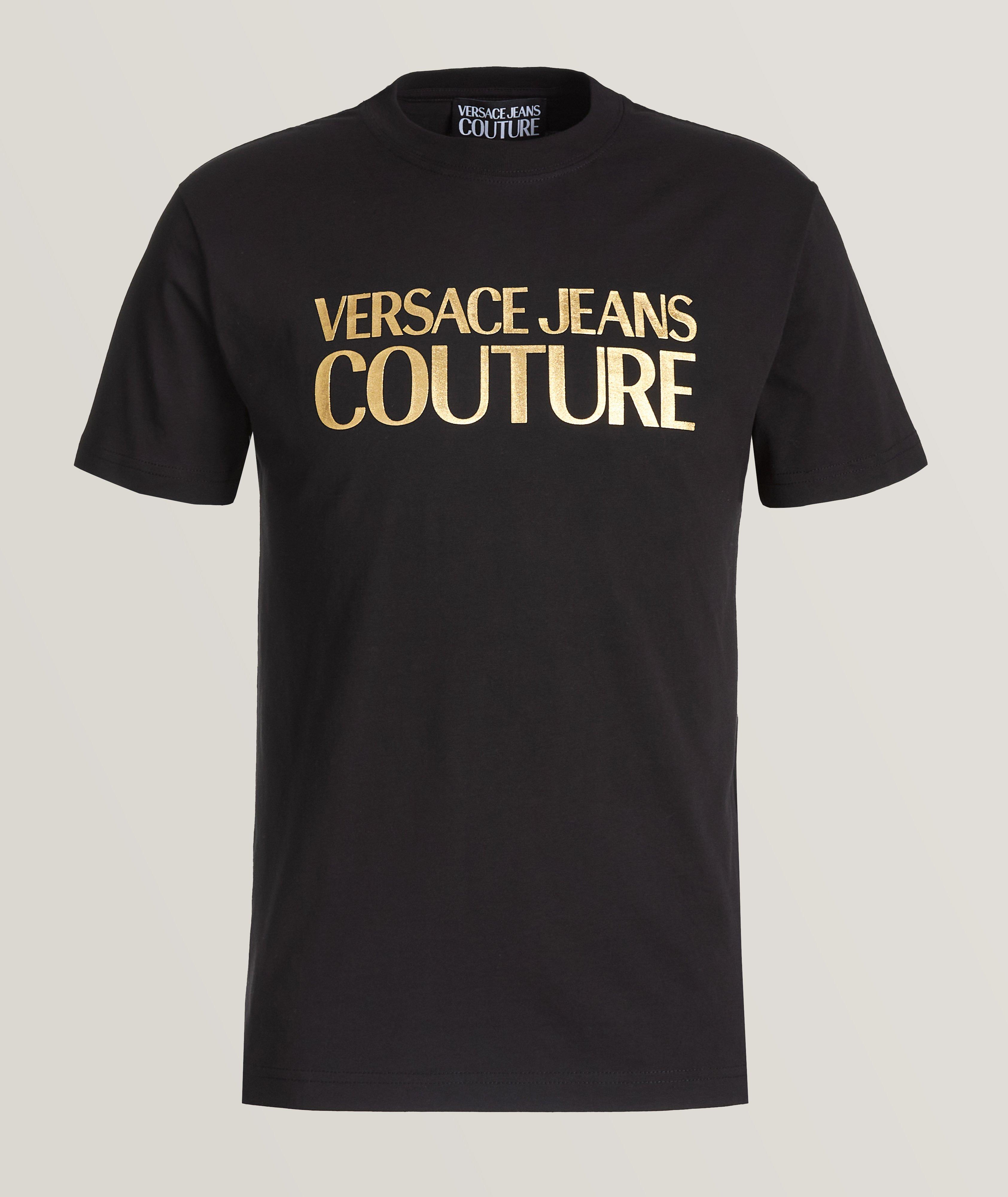 Foil Text Cotton T-Shirt image 0