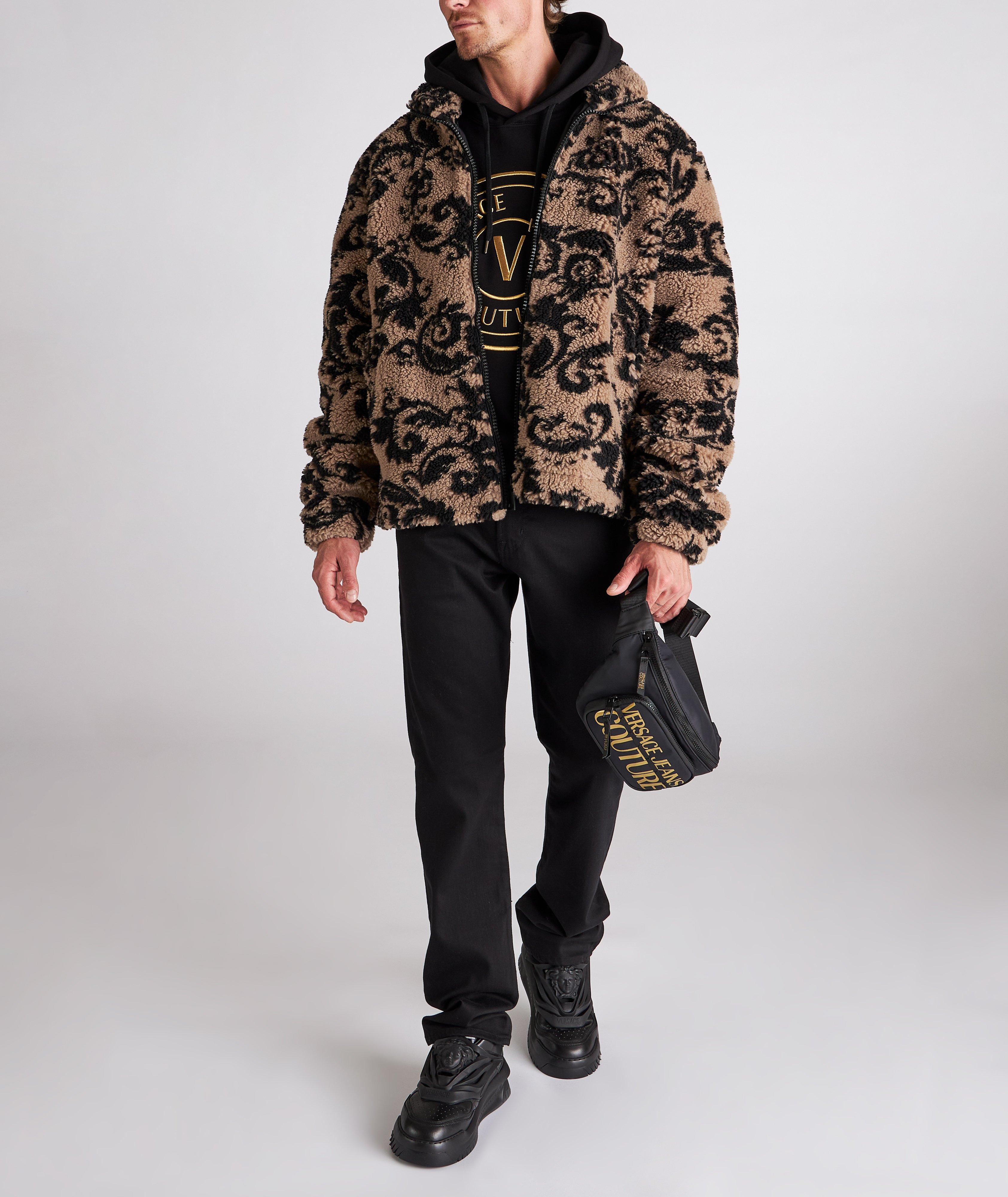 Barocco Print Teddy Jacquard Jacket image 1