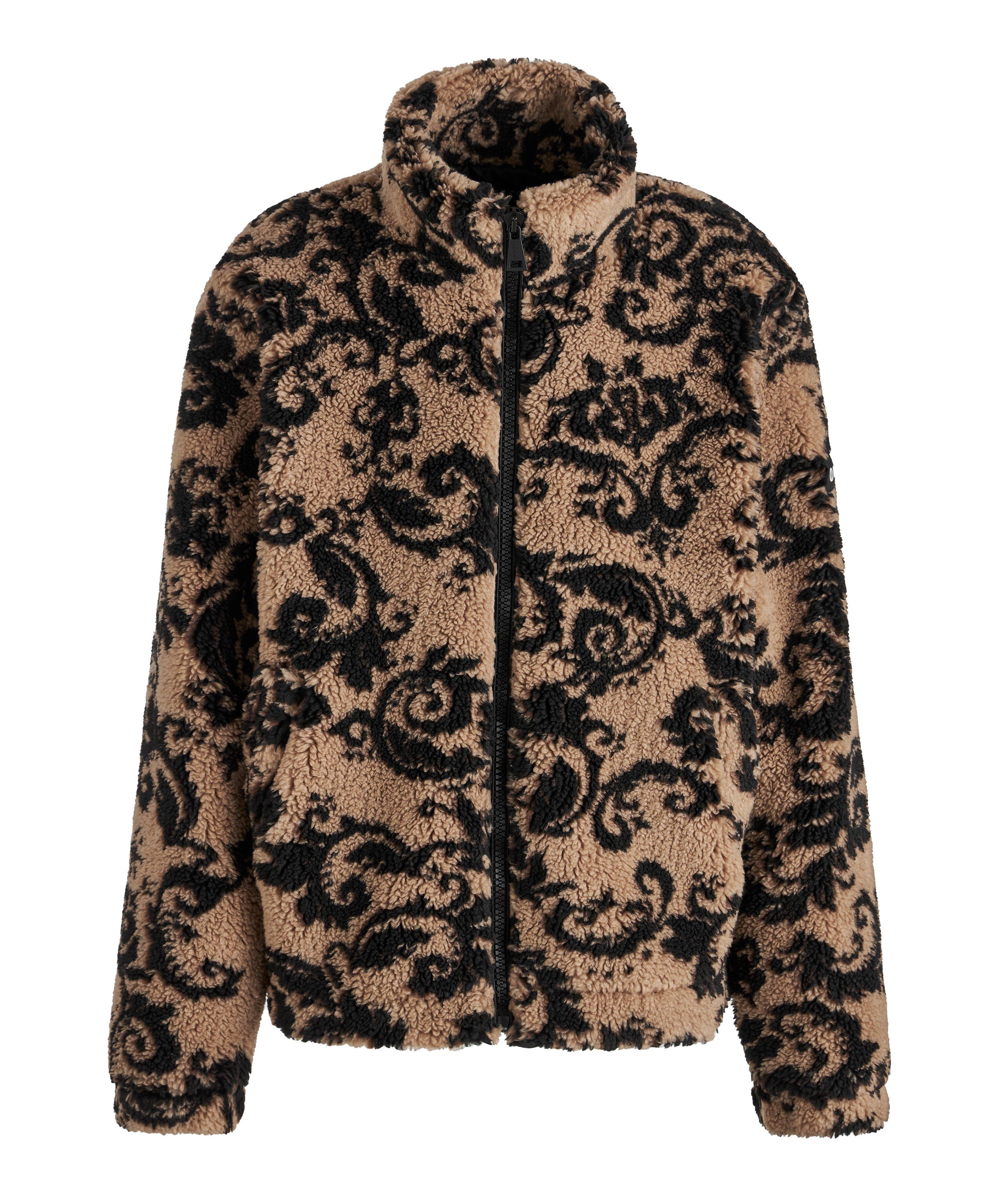 Barocco Print Teddy Jacquard Jacket image 0