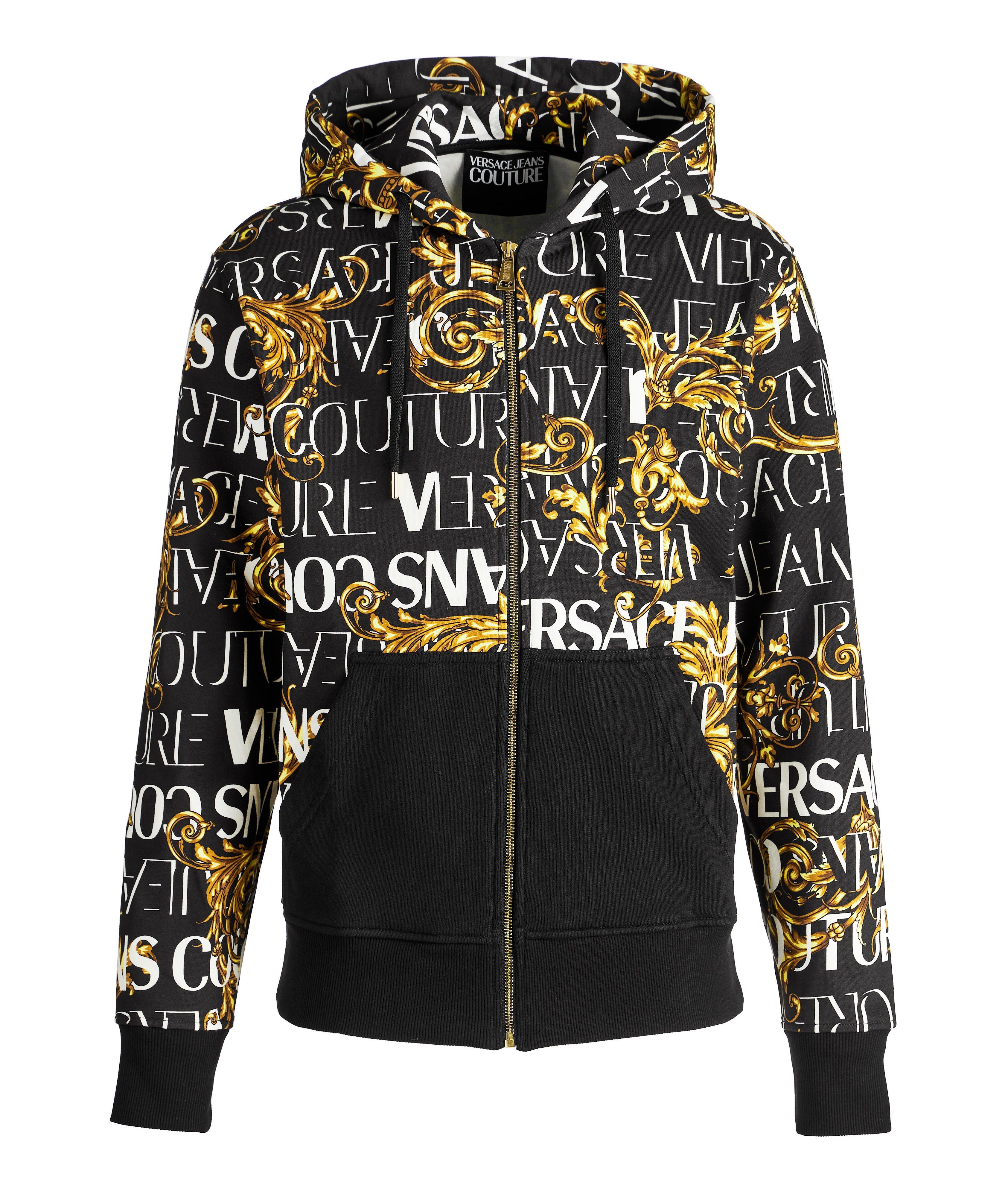 Logo Couture Cotton Hoodie image 0