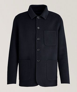 PATRICK ASSARAF Wool-Cashmere Chore Jacket