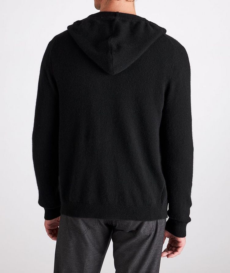 Zip-Up Cashmere Hooded Sweater image 3