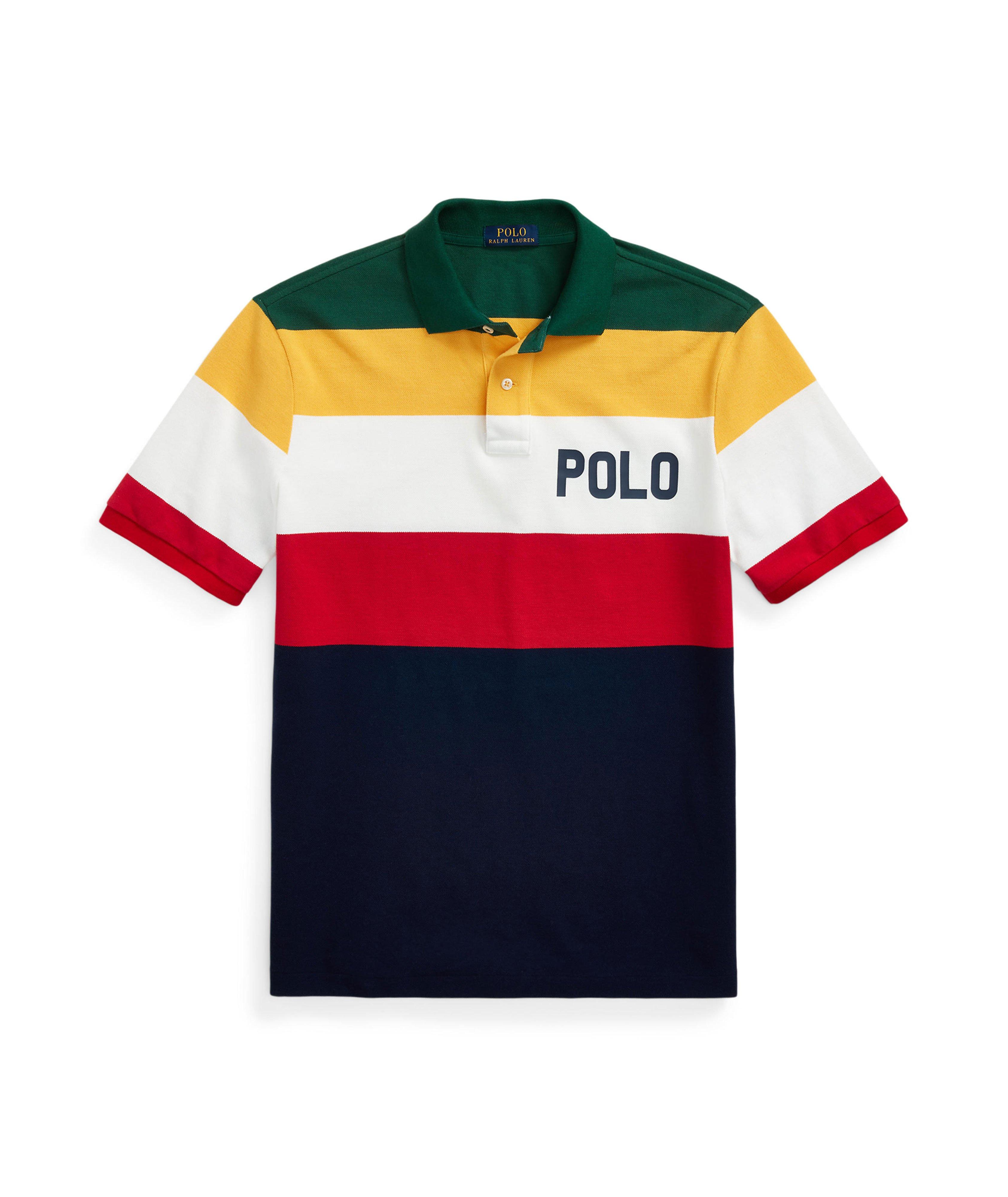 Polo en coton piqué avec logo image 0
