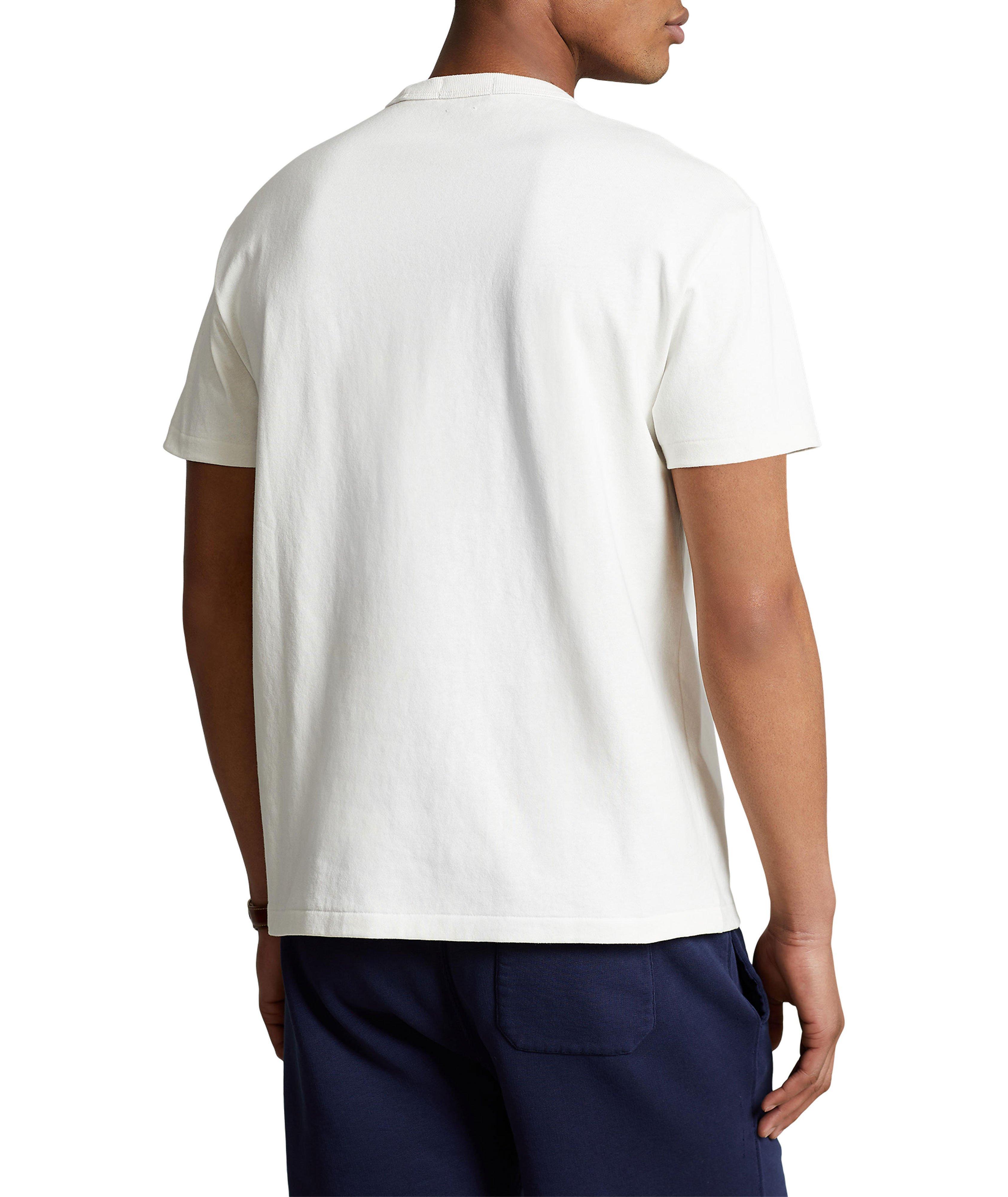 Embroidered Logo Cotton T-Shirt image 2