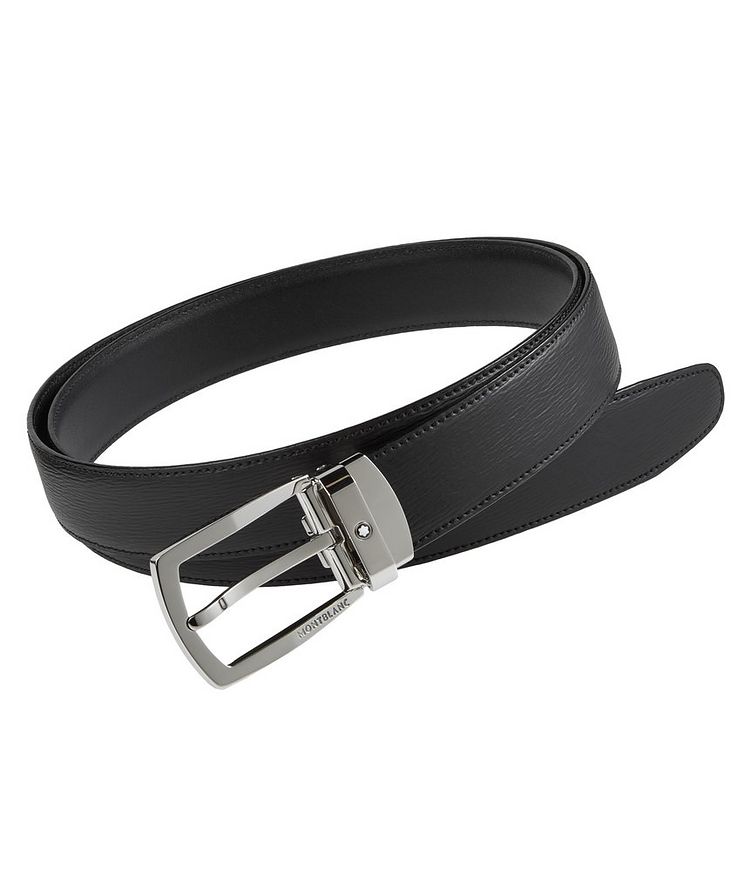 Leather Trapeze Buckle Belt image 0