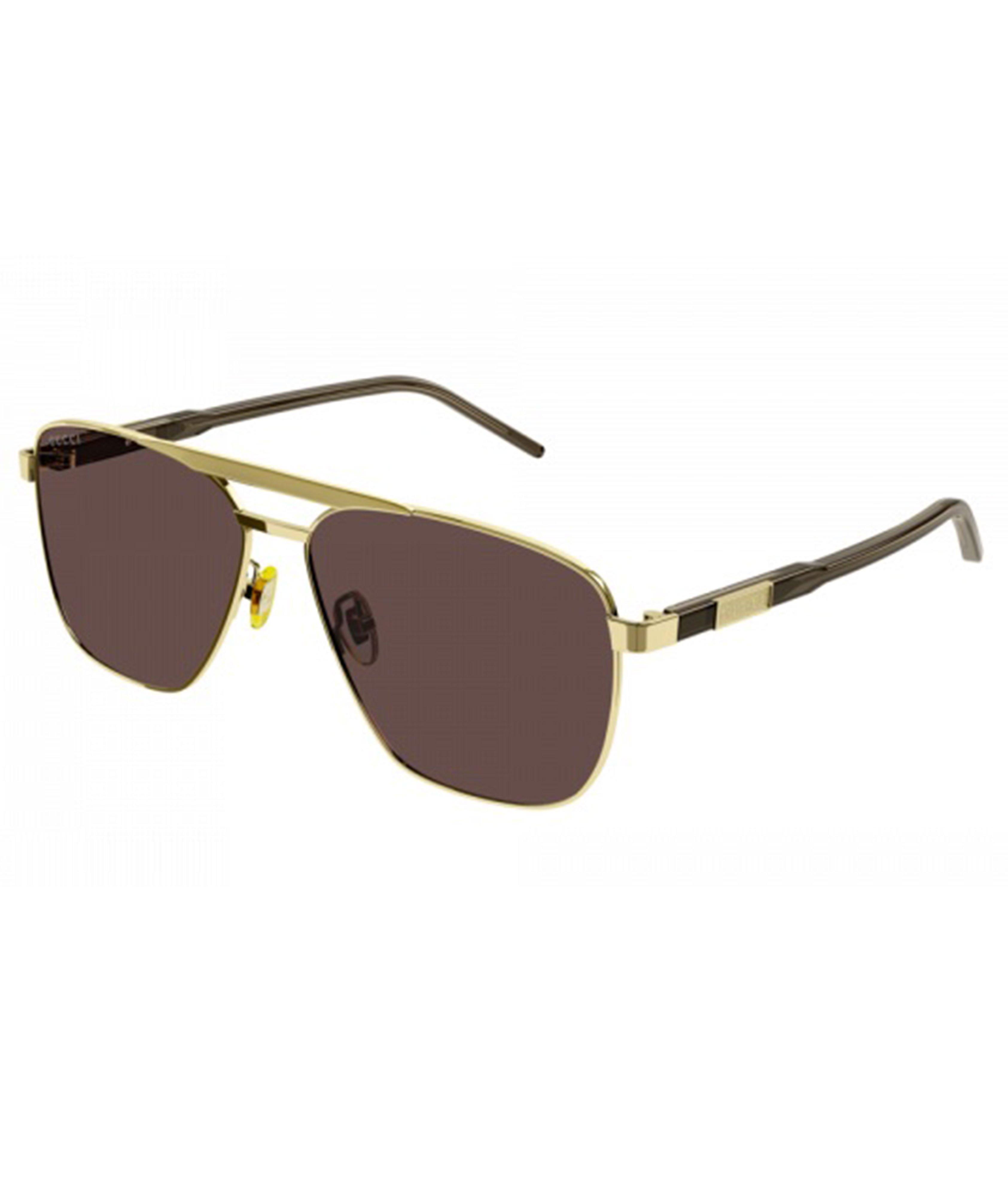 Shiny Endura Pilot Lens Sunglasses image 0