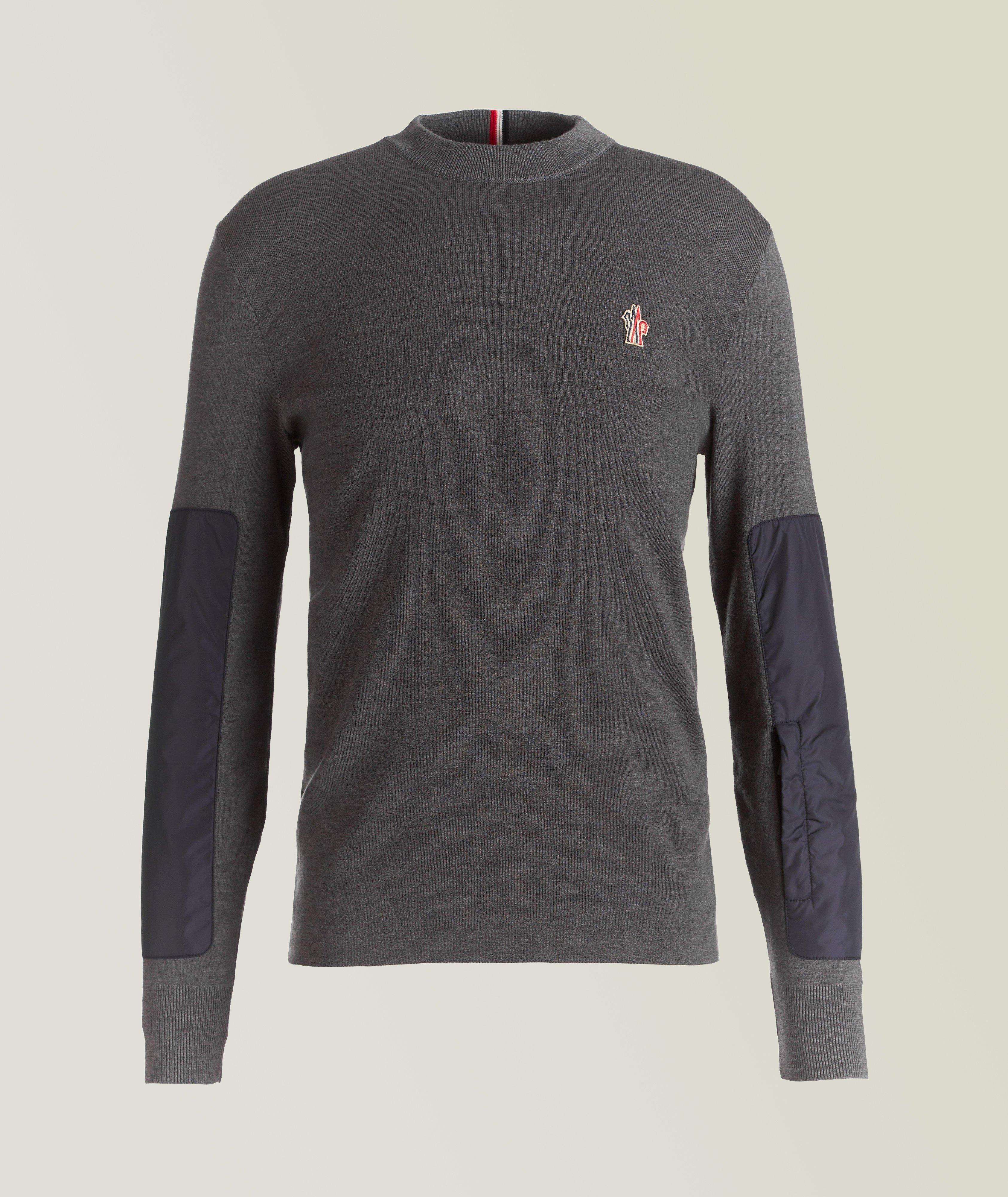 Moncler Grenoble Wool-Nylon Crewneck Sweater