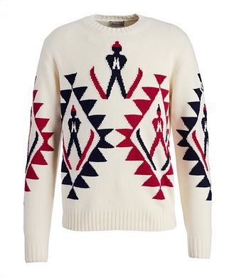 Moncler Graphic Printed Wool Sweater
