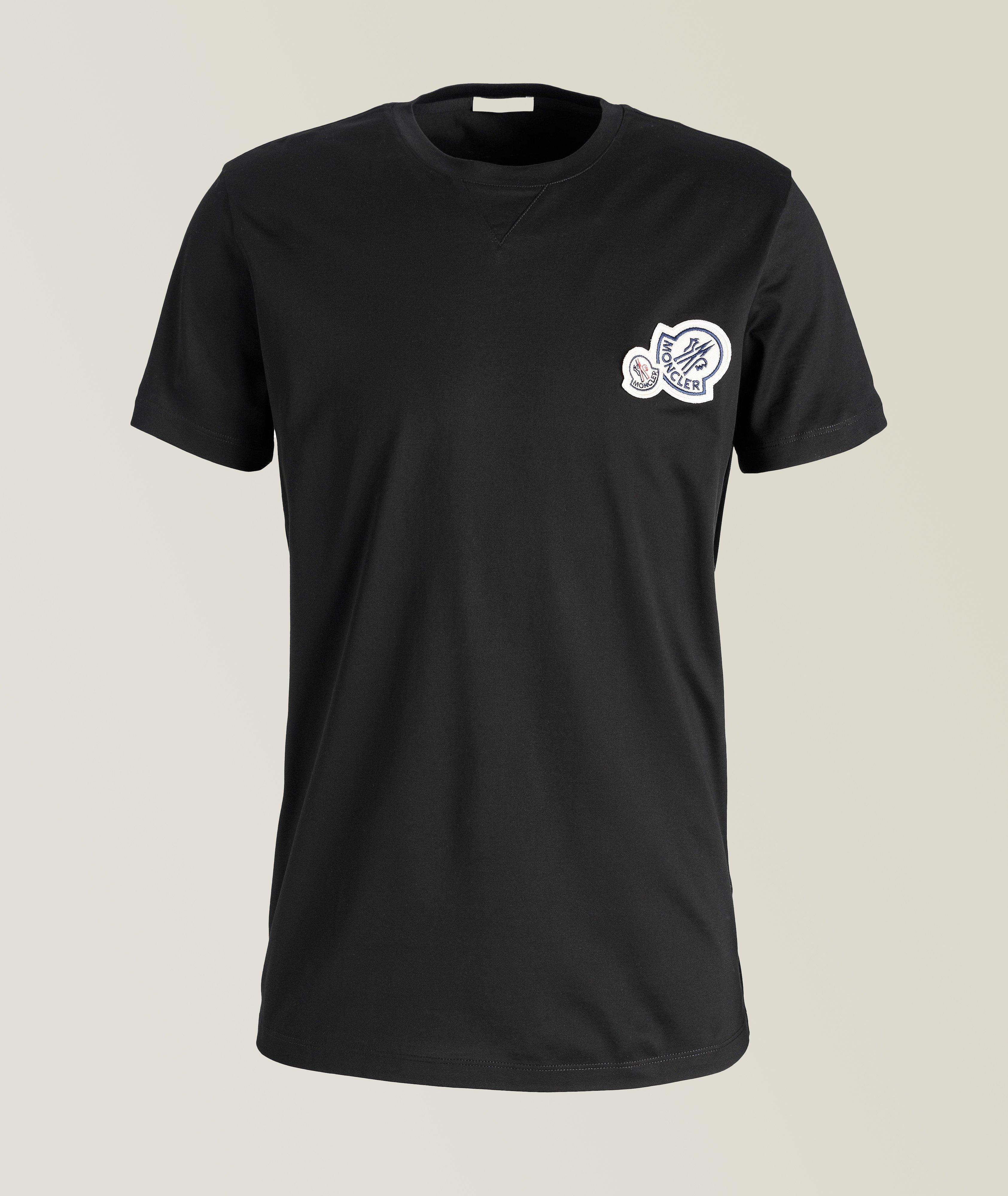 Double Logo Cotton T-Shirt image 0
