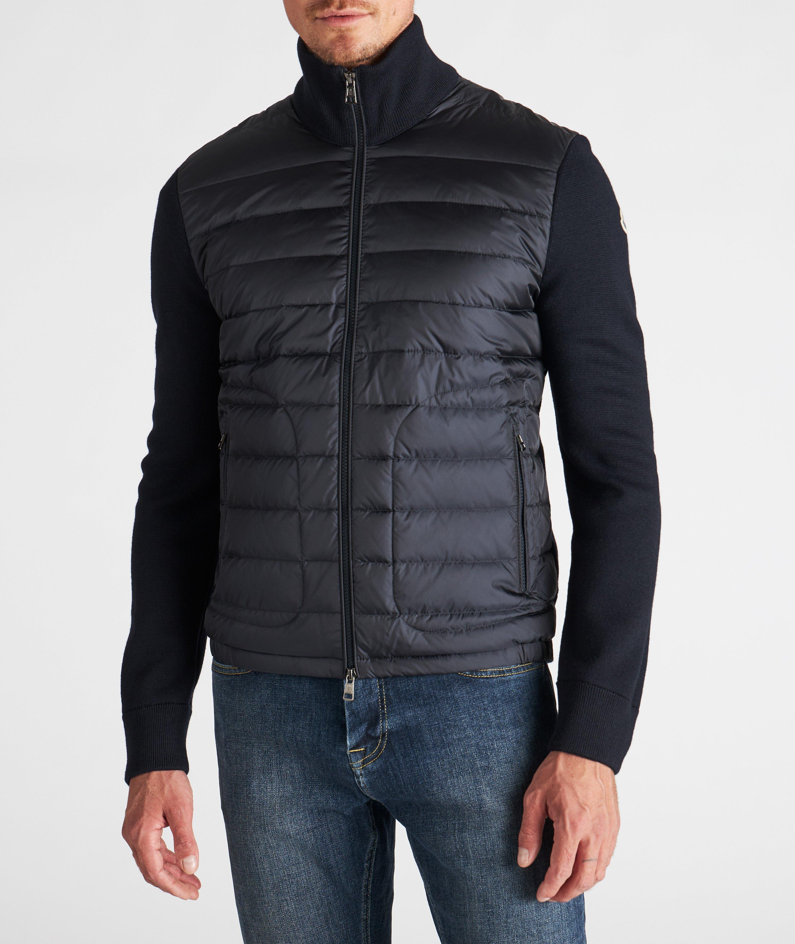 Wool-Blend Hybrid Down Cardigan image 1