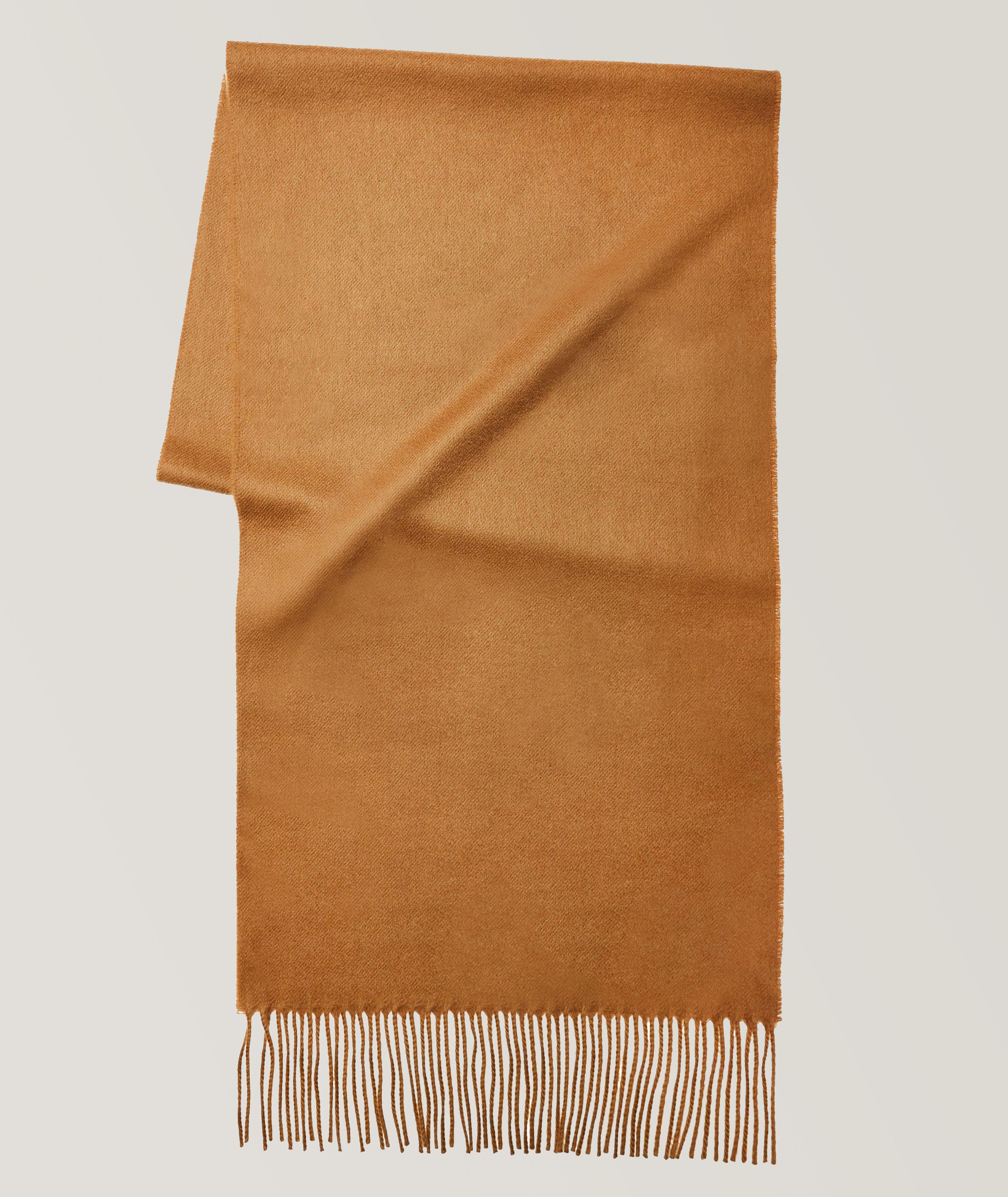 Fringed Cashmere Scarf image 0