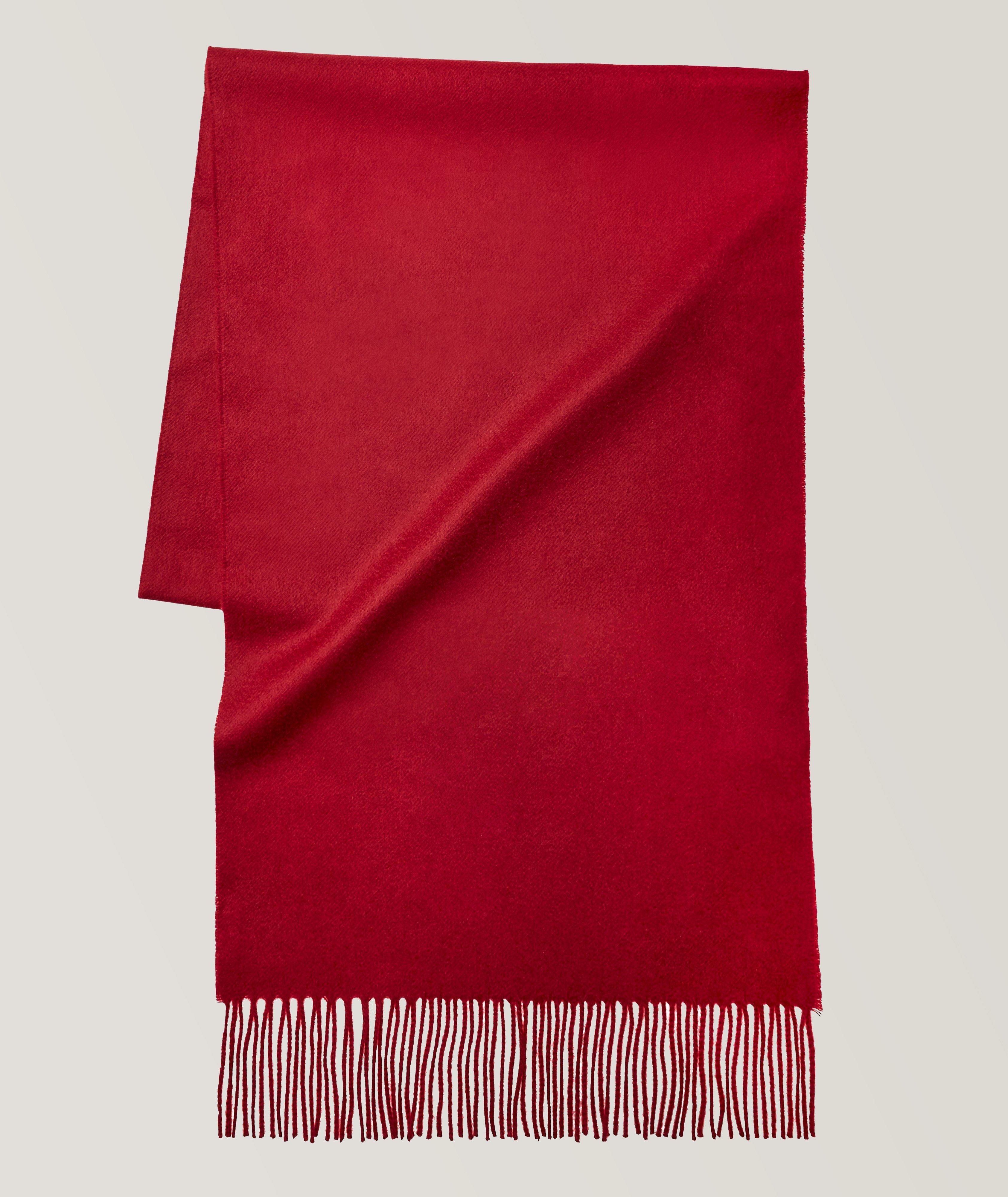 Fringed Cashmere Scarf image 0