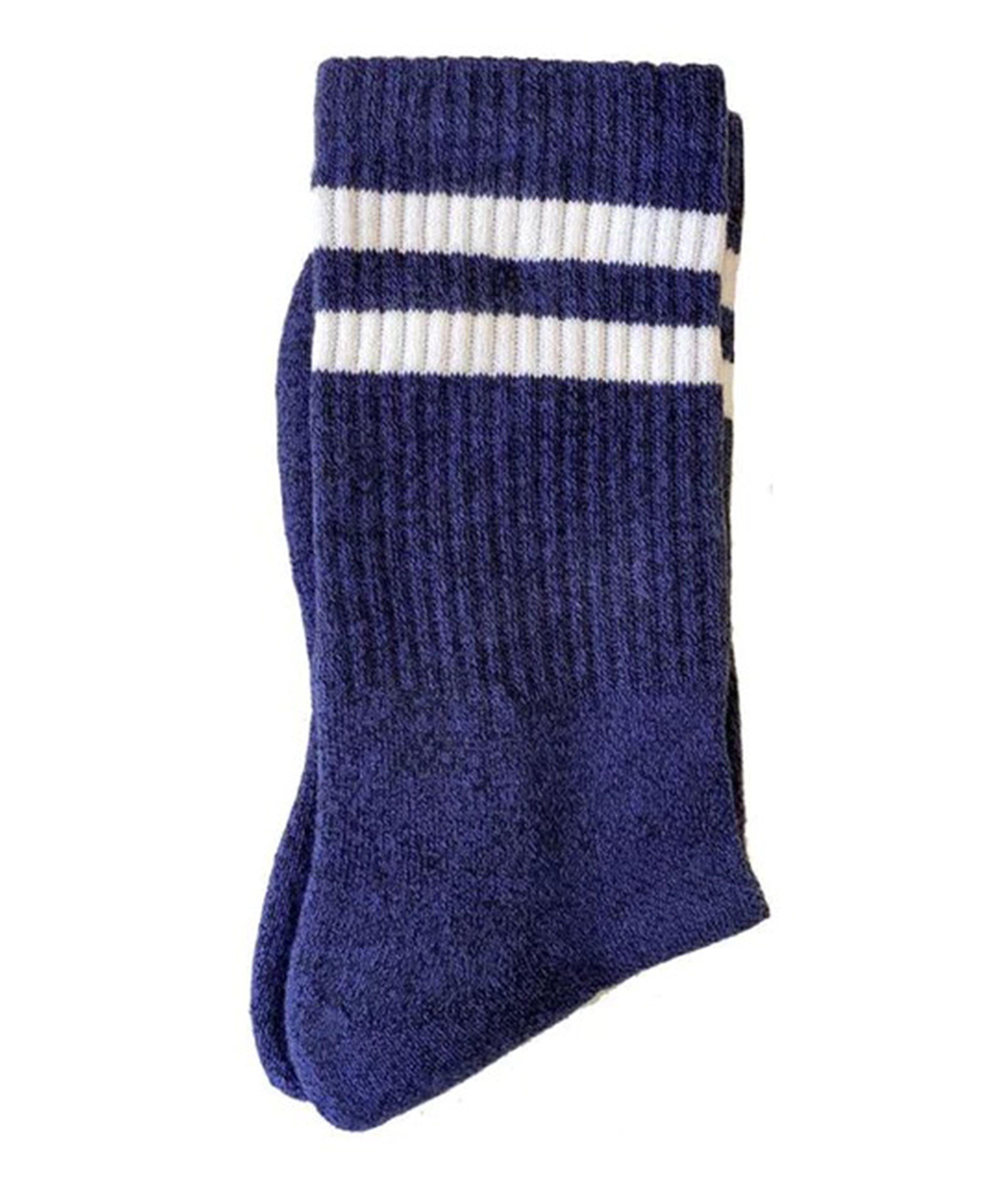 Athletic Stripe Hi-Ankle Cotton-Blend Socks image 0