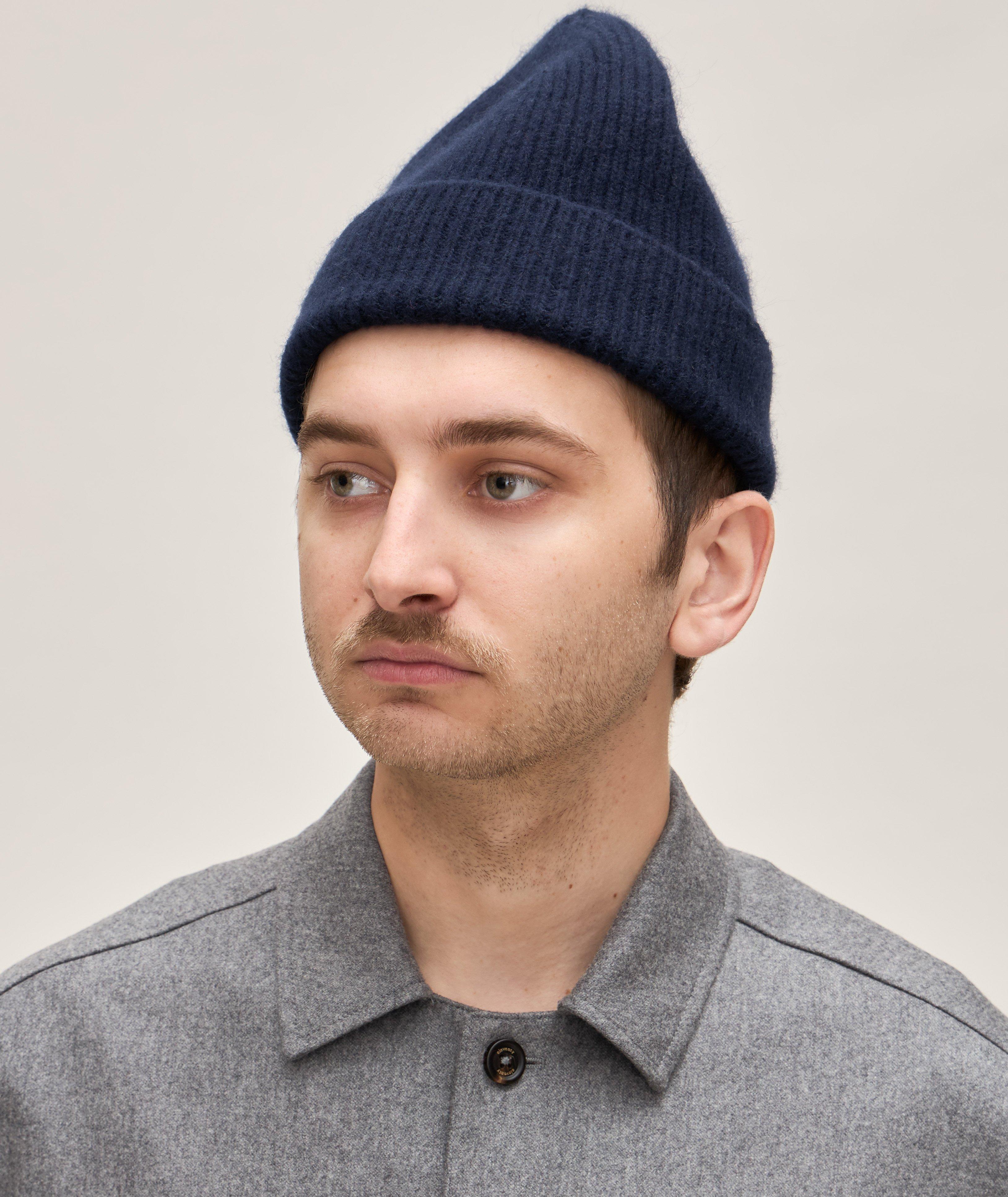 Ribbed Wool-Angora Classic Toque image 1