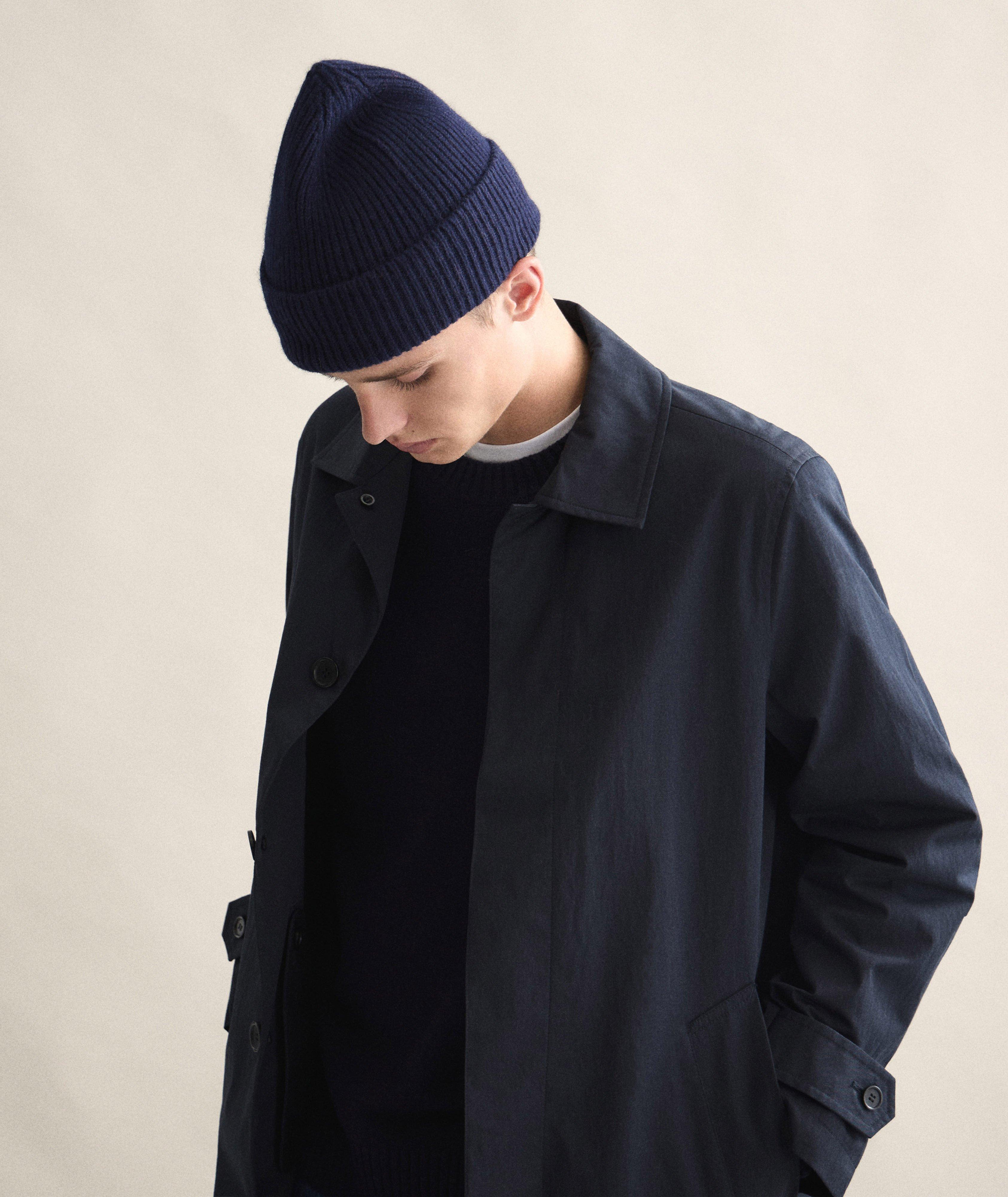 Tuque en laine d’agneau et en angora image 2