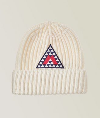 Moncler Berretto Tricot Logo Wool Toque