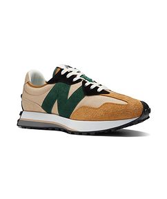 New Balance  327 Suede And Rubber Sneakers