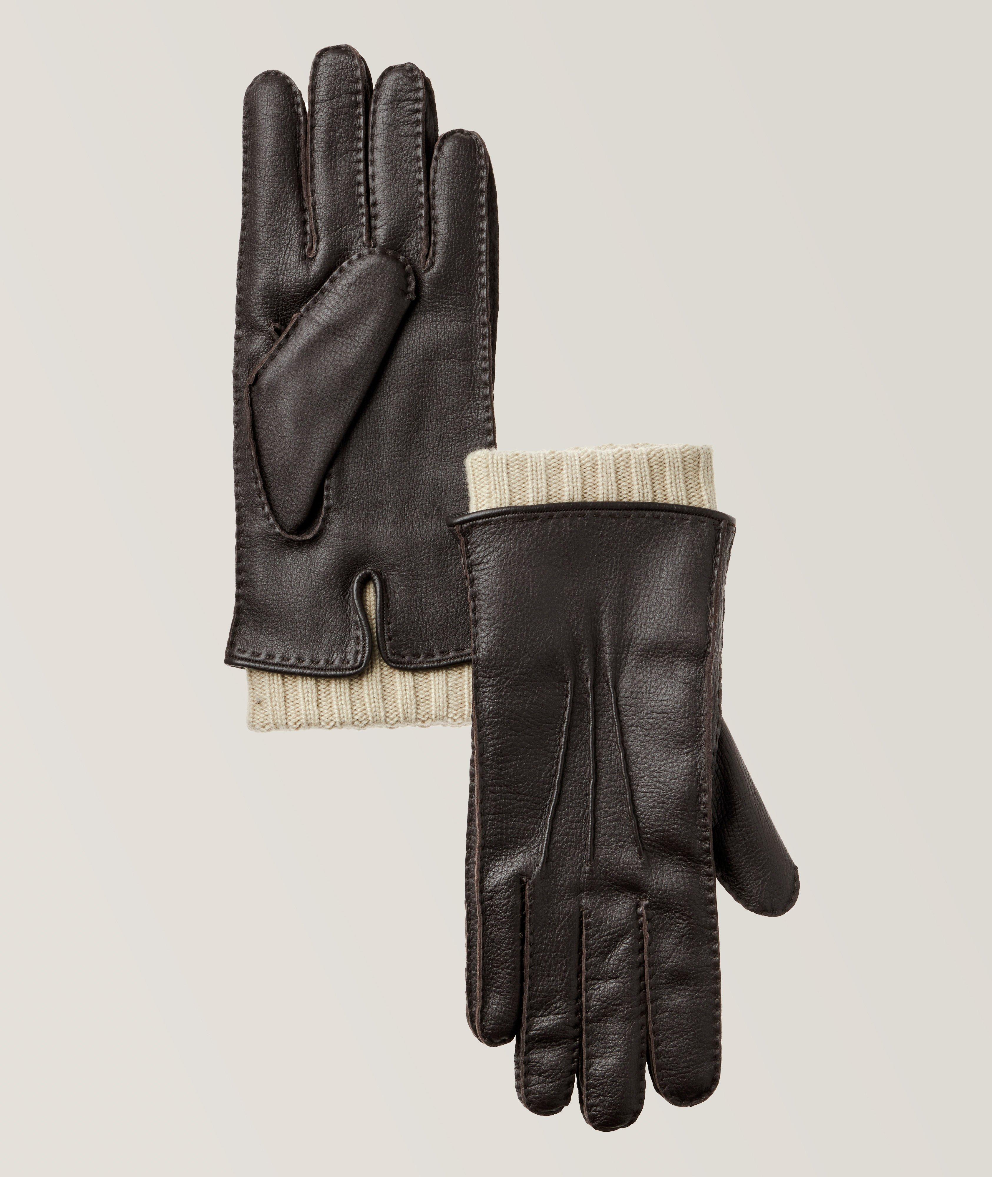Stirling Deerskin Cashmere-Lined Gloves image 0