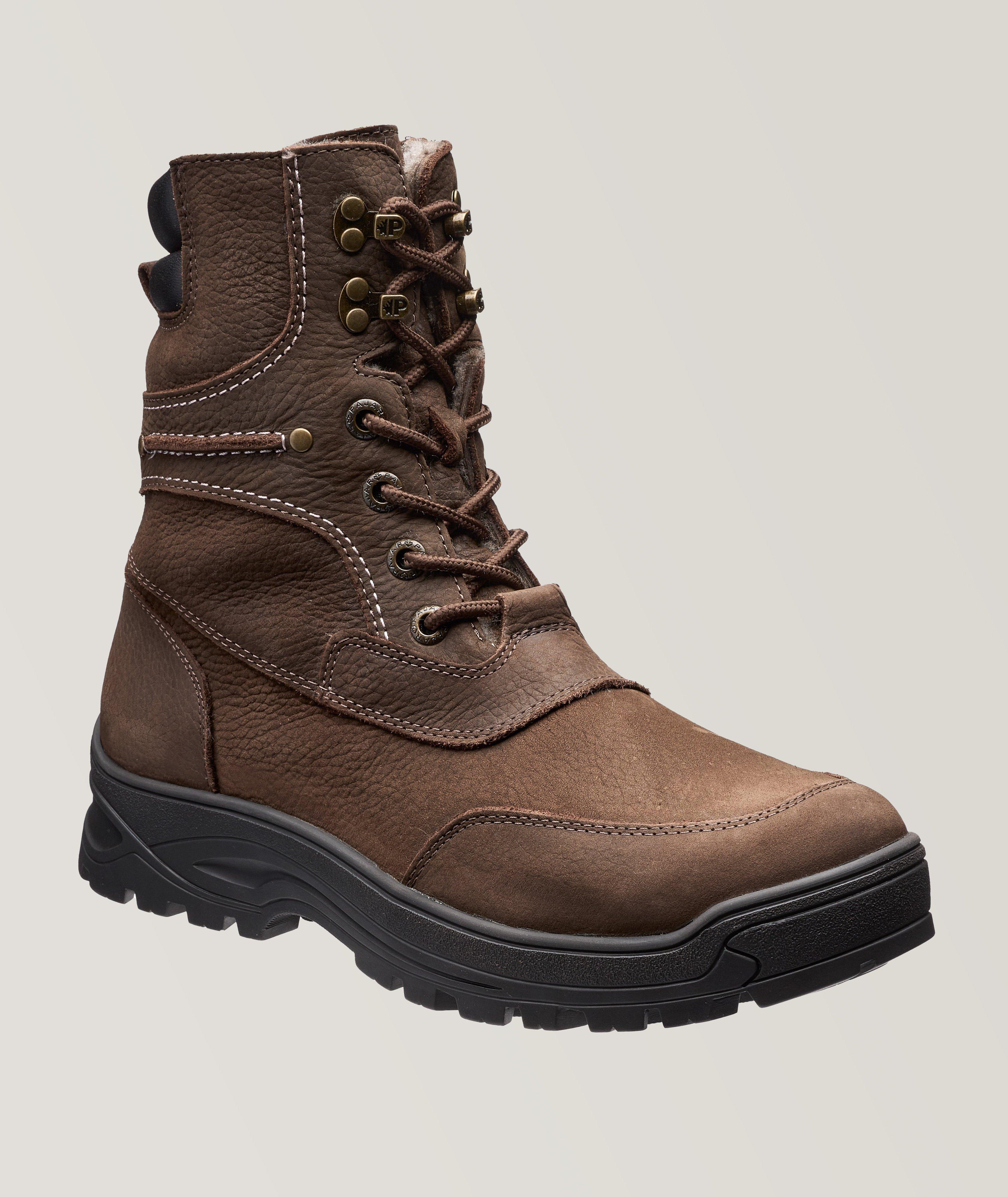 Carson Waterproof Leather-Shearling Boots image 0