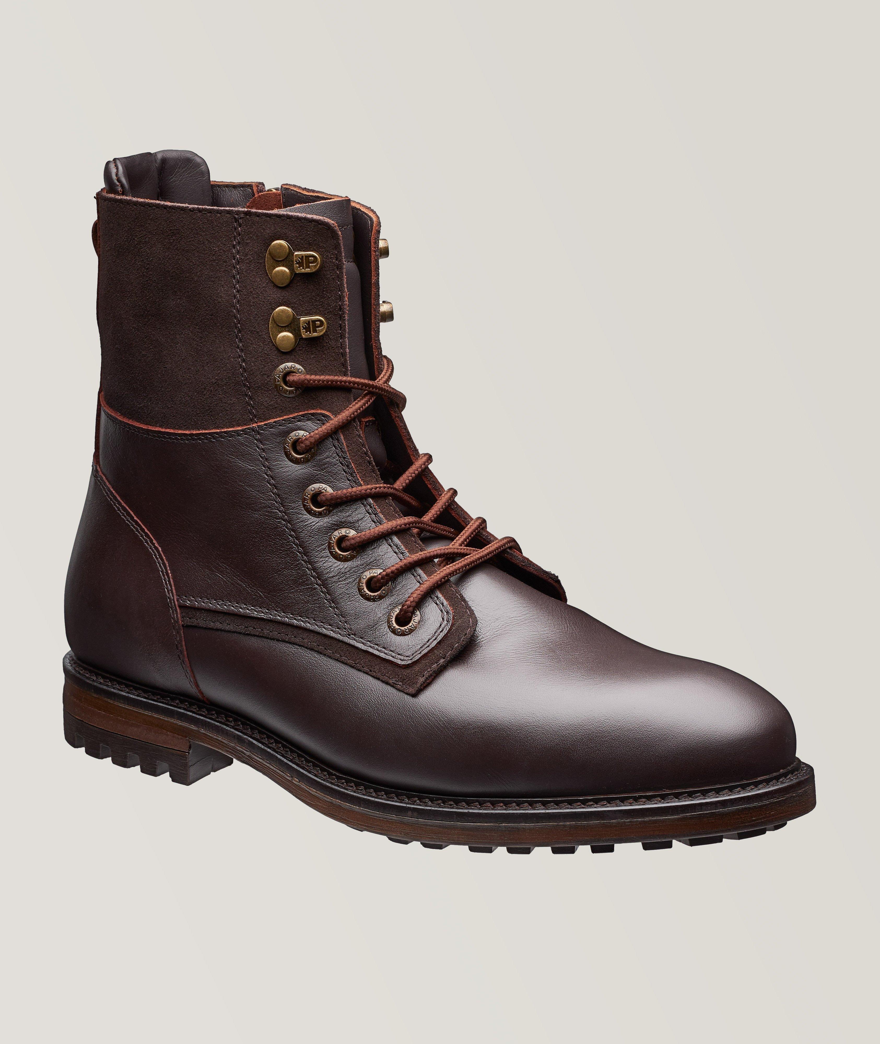 Elite Waterproof Leather-Shearling Boots image 0