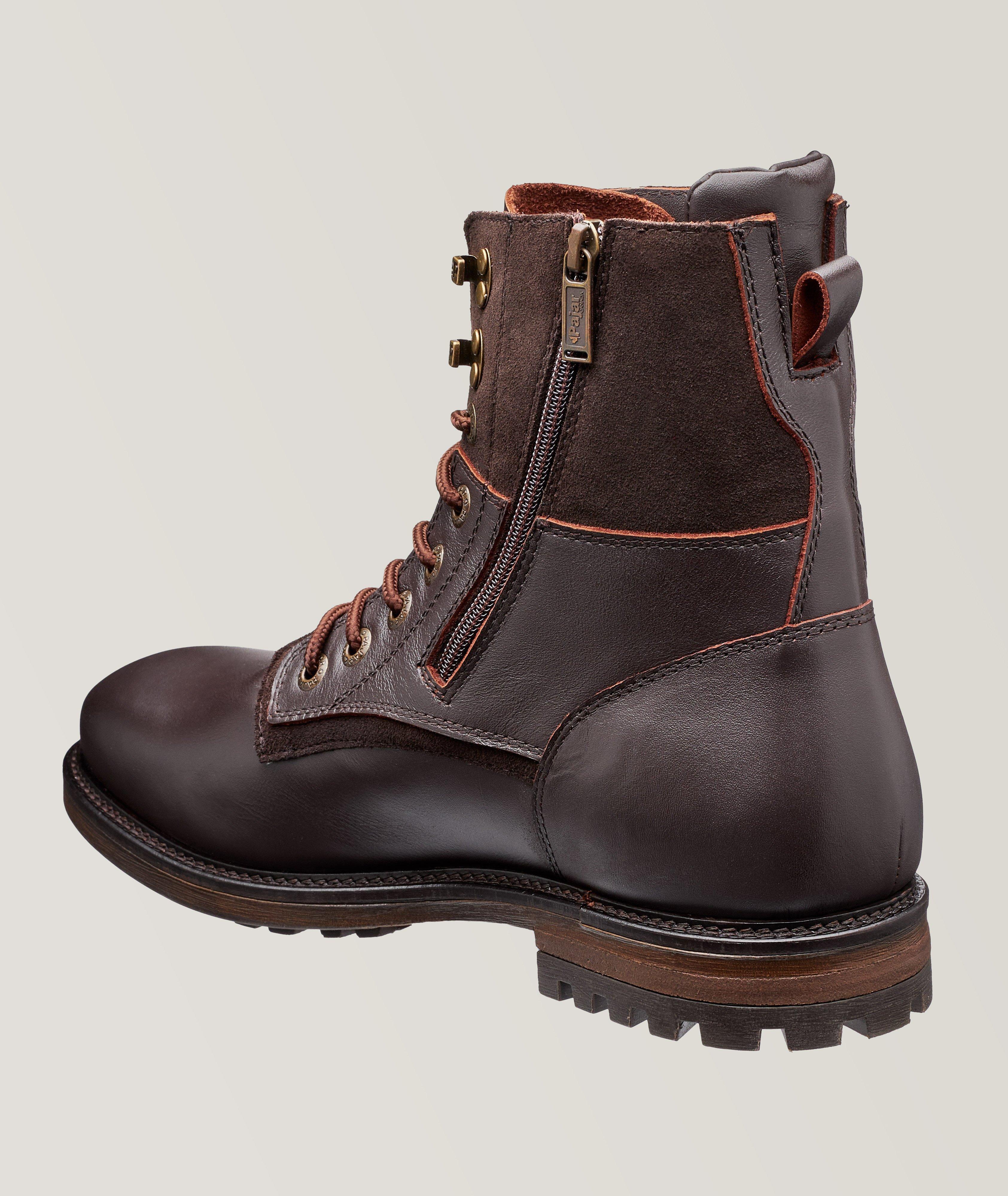 Elite Waterproof Leather-Shearling Boots image 1