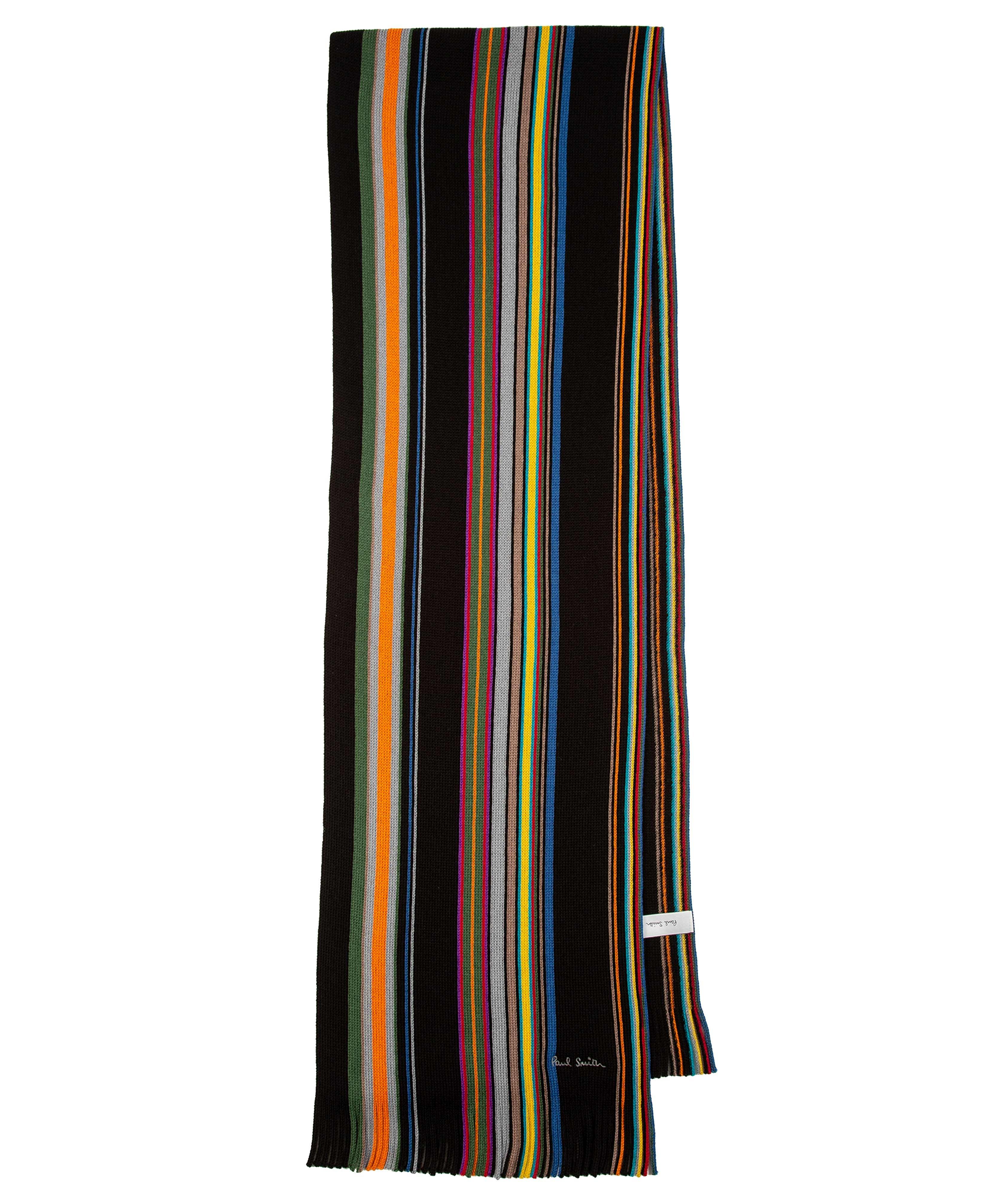 Striped Wool Scarf  image 0