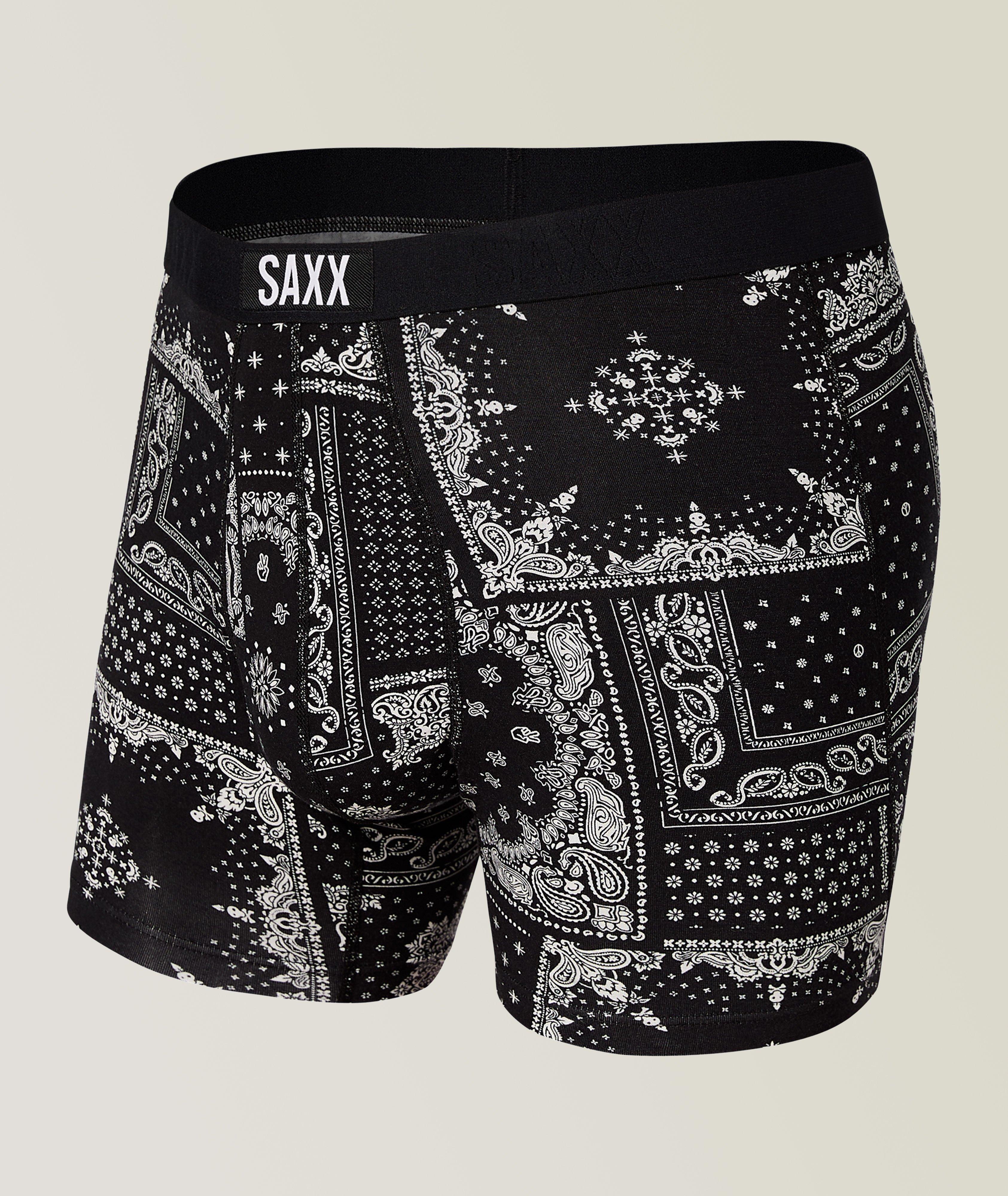 SAXX Bandana Republic Print Vibe Boxer Briefs Underwear Harry