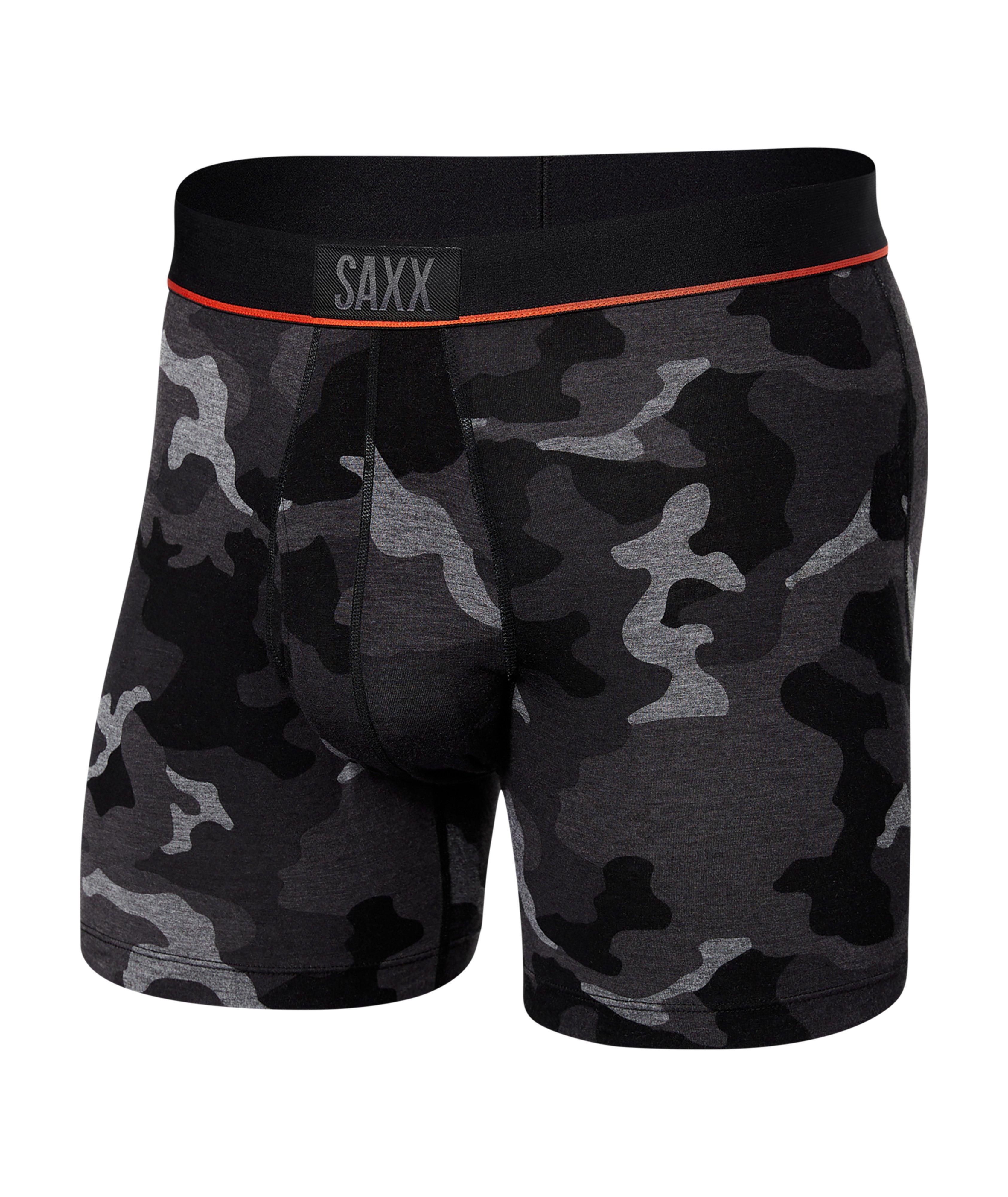 Solid grey boxer brief 22NDCENTURY SILK, Saxx