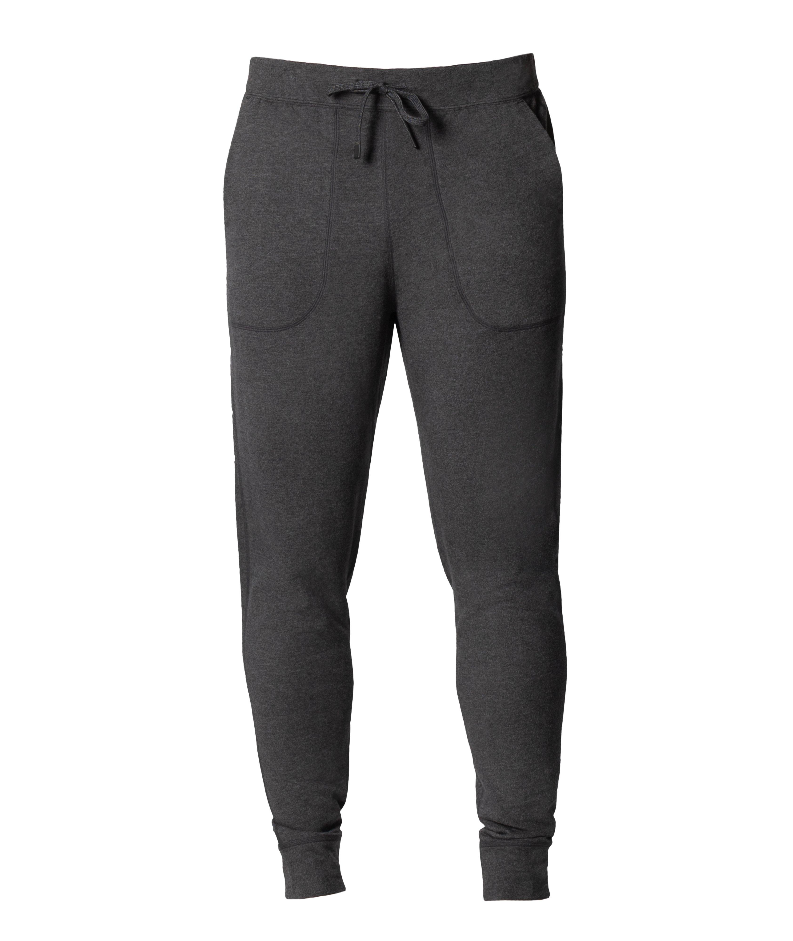 Pantalon de détente en coton et en modal, collection 3Six Five image 0