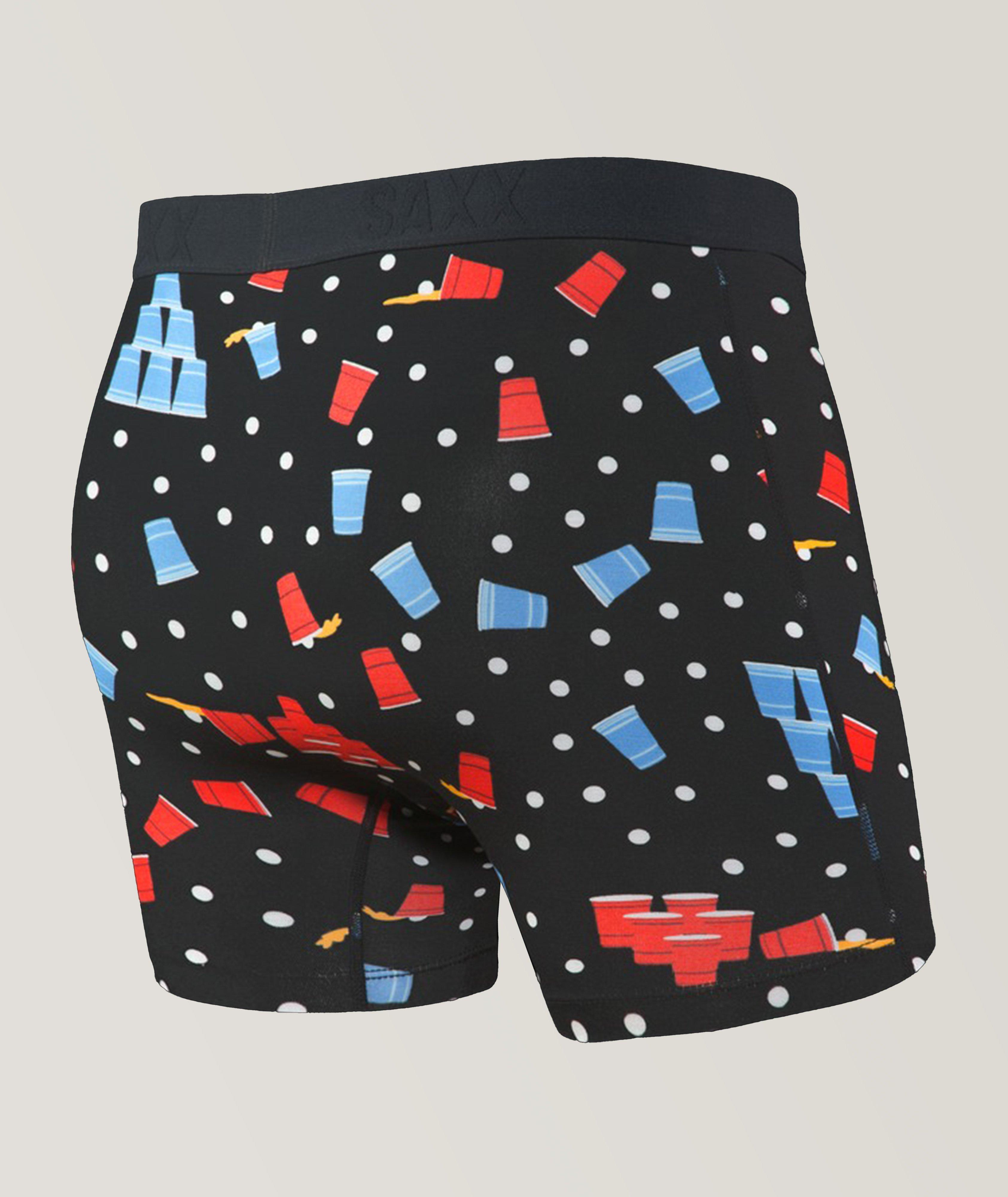 Saxx Ultra Soft Boxer Brief Fly - Pickleball Black