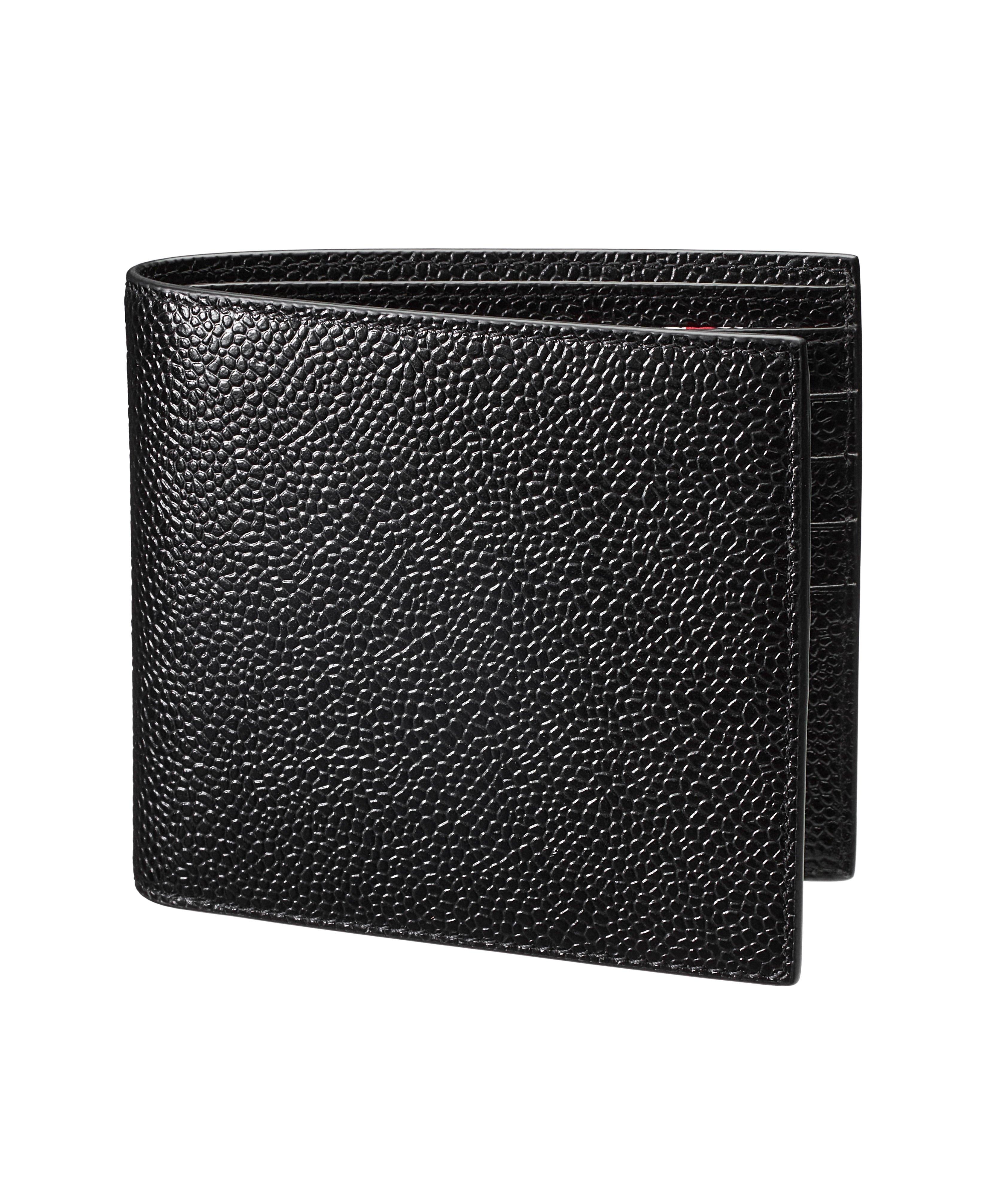 Pebbled Grain Leather Bifold Wallet image 0