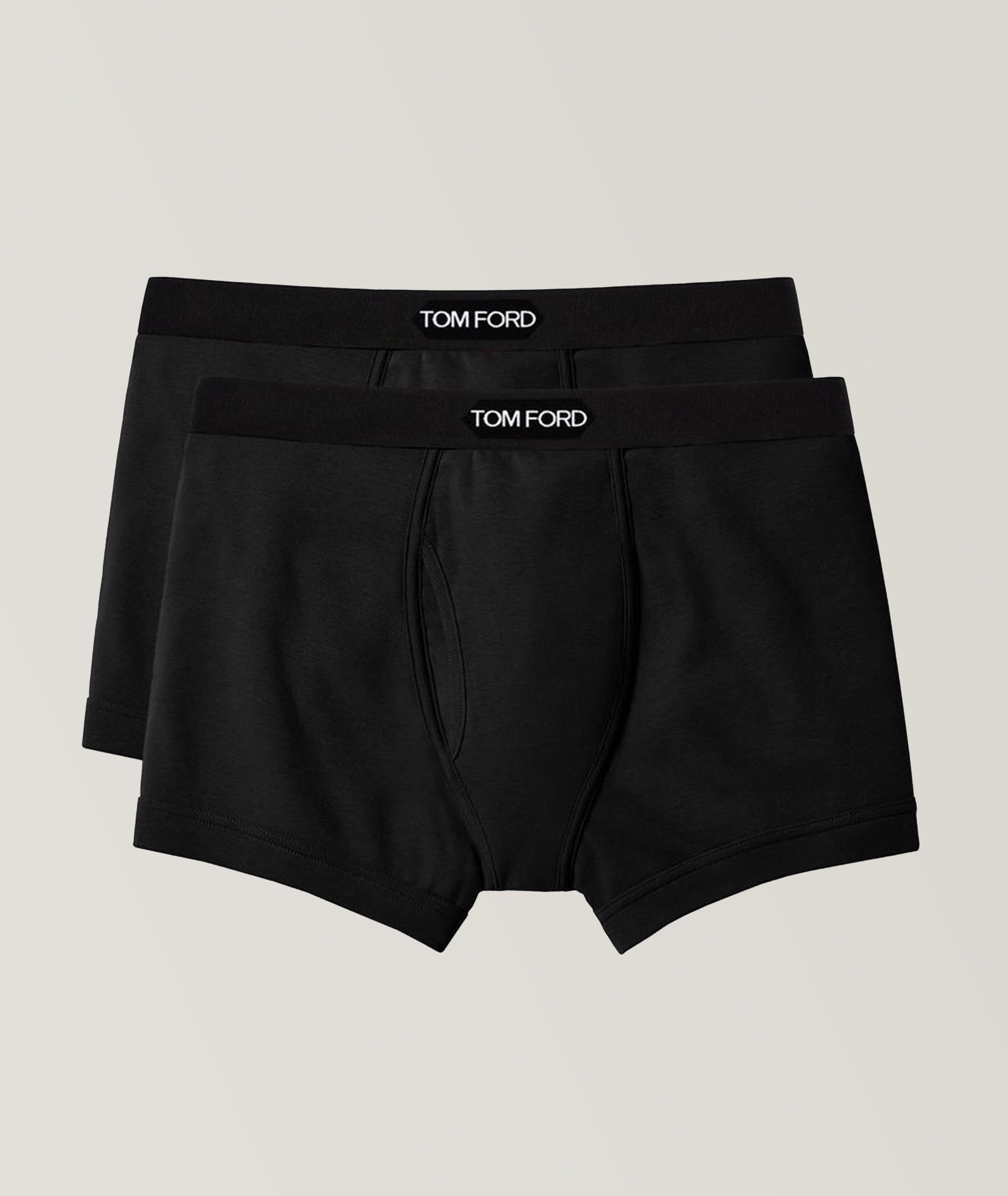 Greca Border Stretch-Cotton Boxers