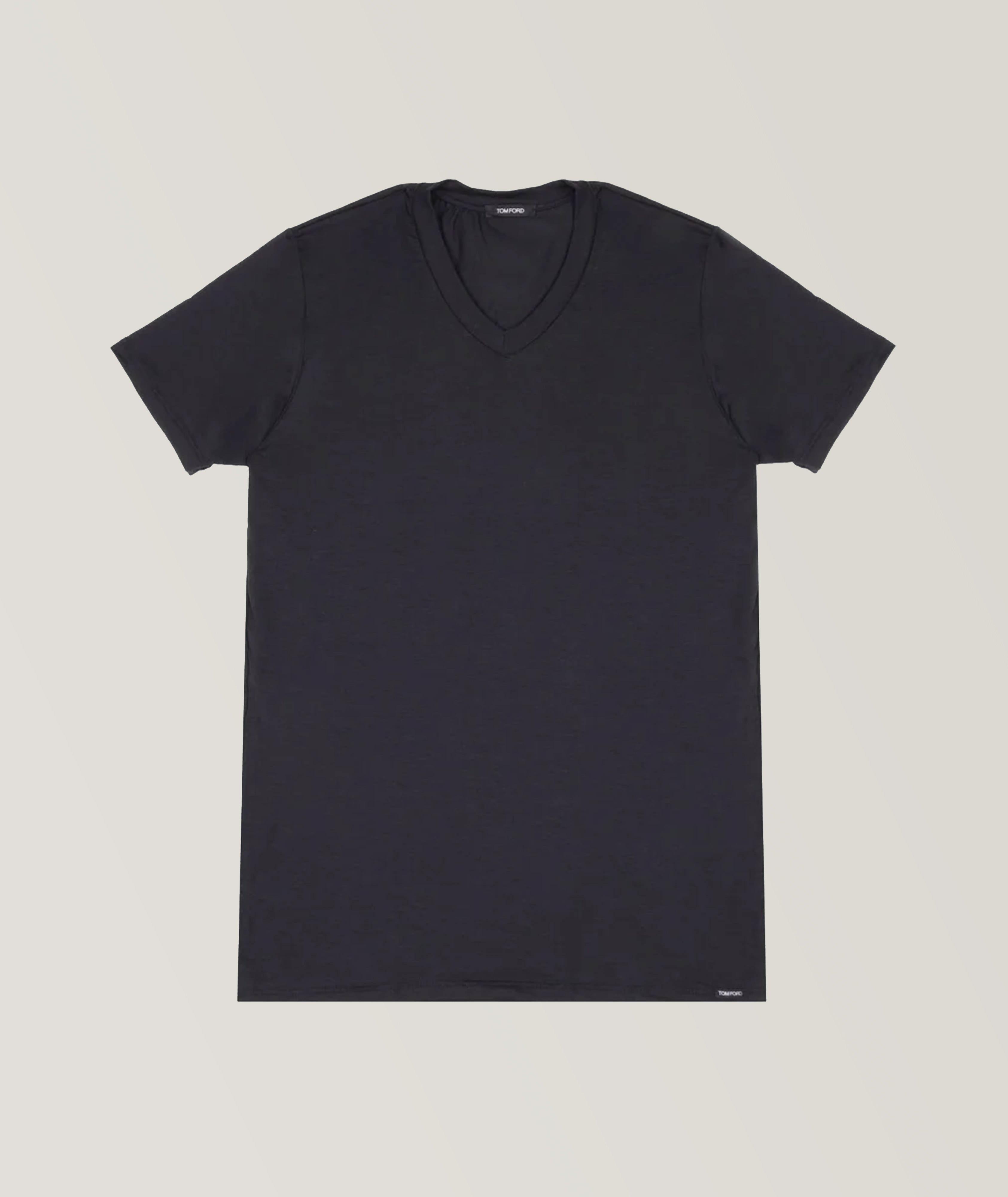 Jersey V-Neck T-Shirt image 0