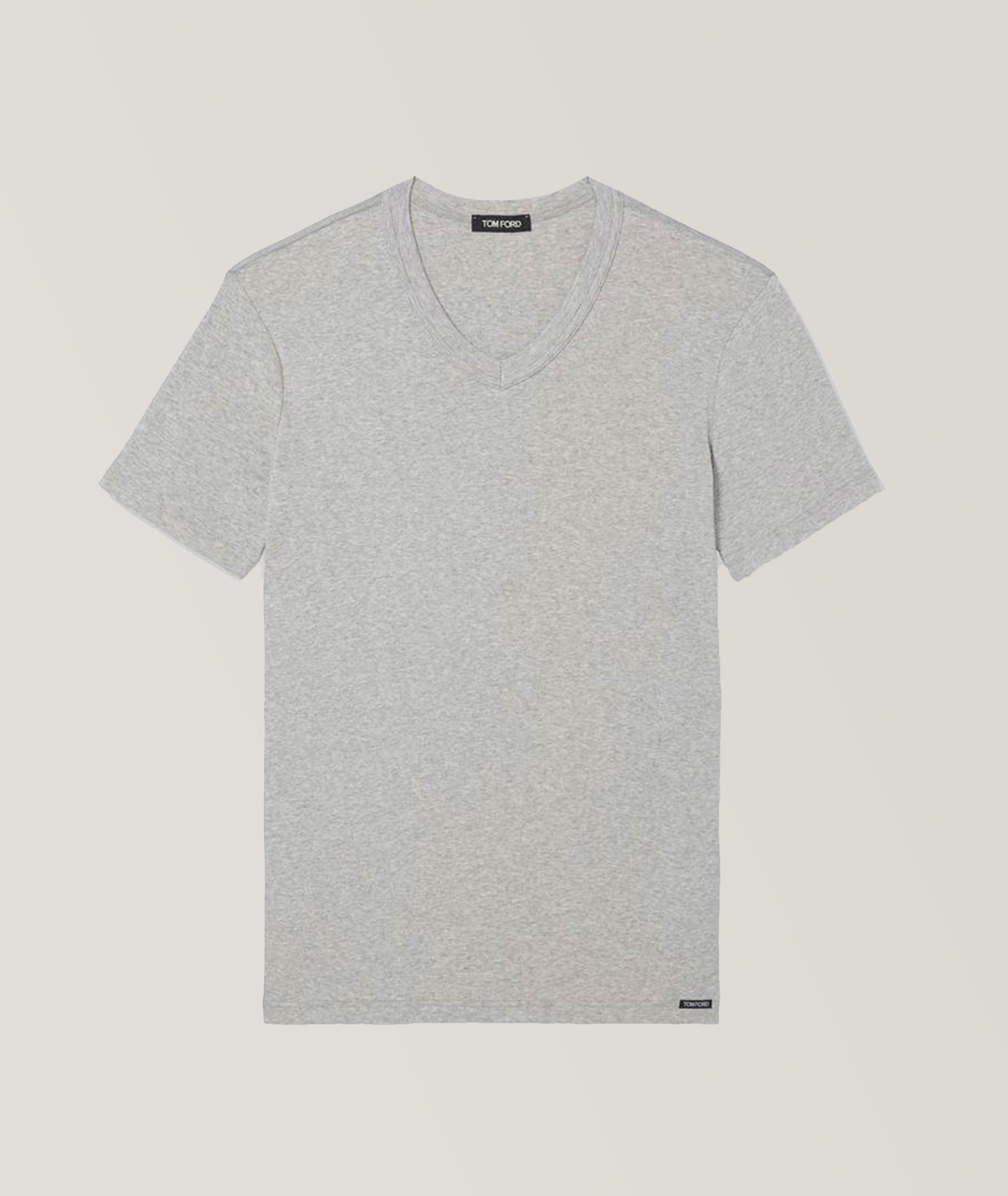 Jersey V-Neck T-Shirt image 0