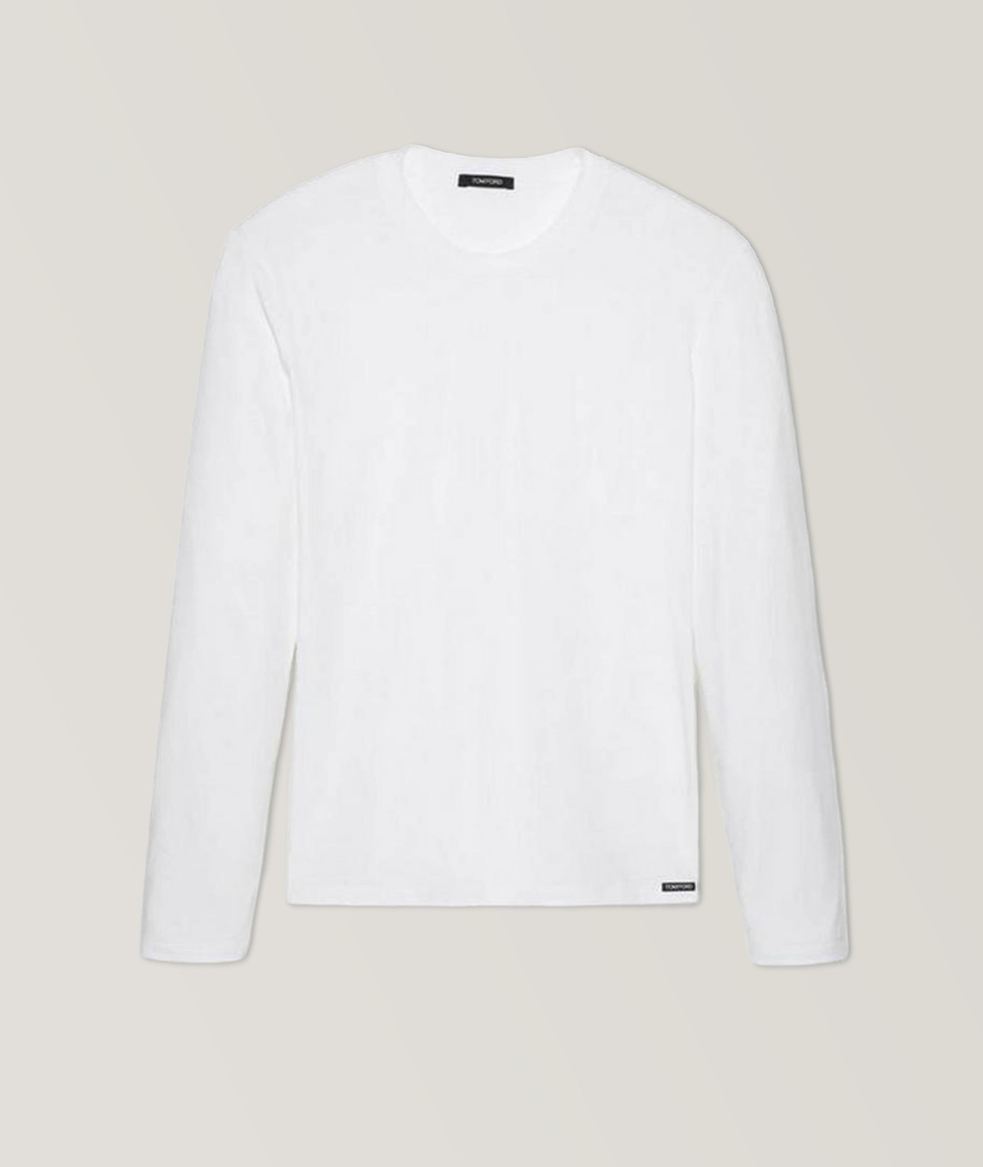 Jersey Crewneck Long Sleeve T-Shirt image 0