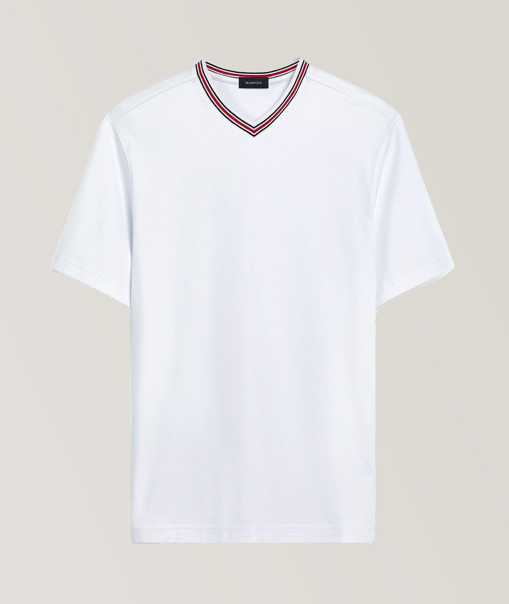 T-shirt à encolure en V image 0