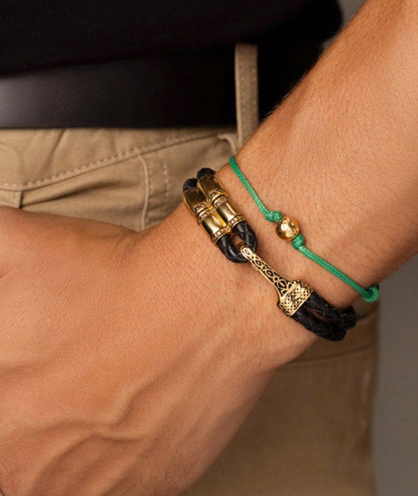 Bali Clasp Lock Leather Bracelet image 1