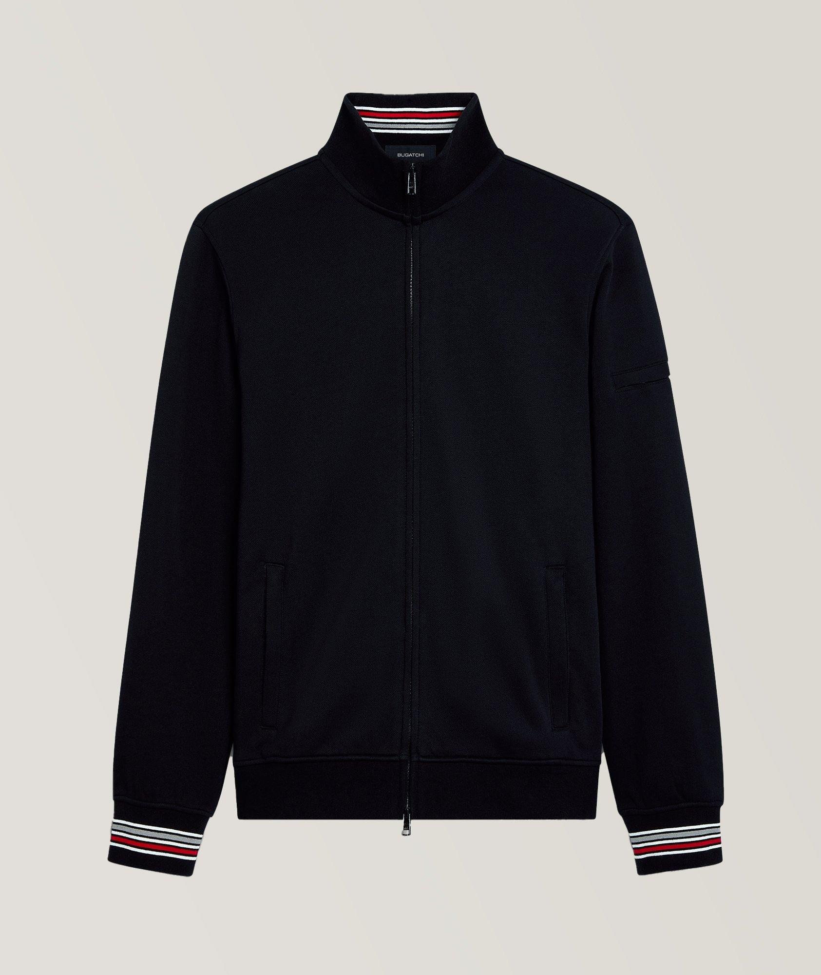 Cotton-Blend Track Jacket image 0