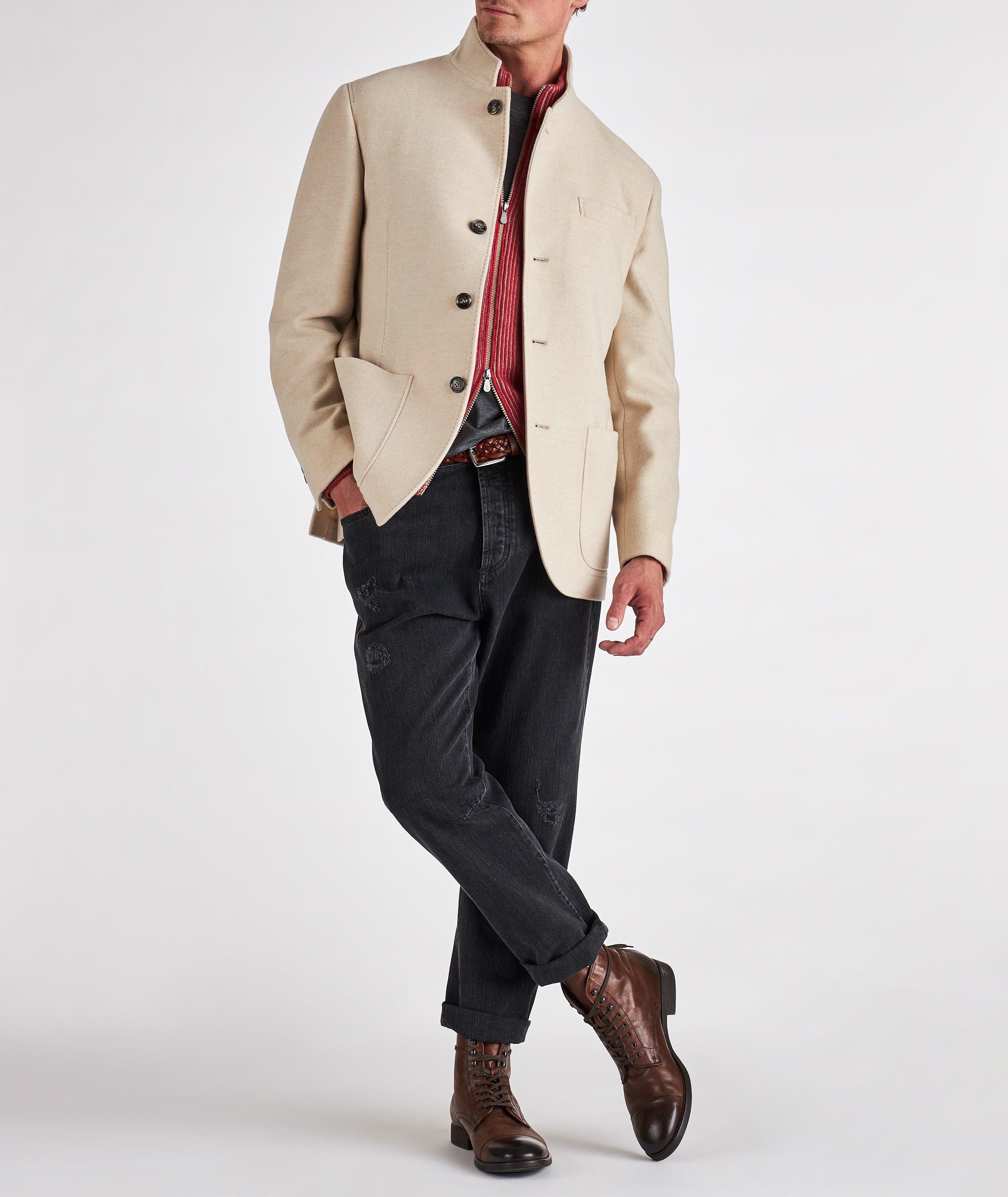 Unstructured Cashmere Jacket image 1