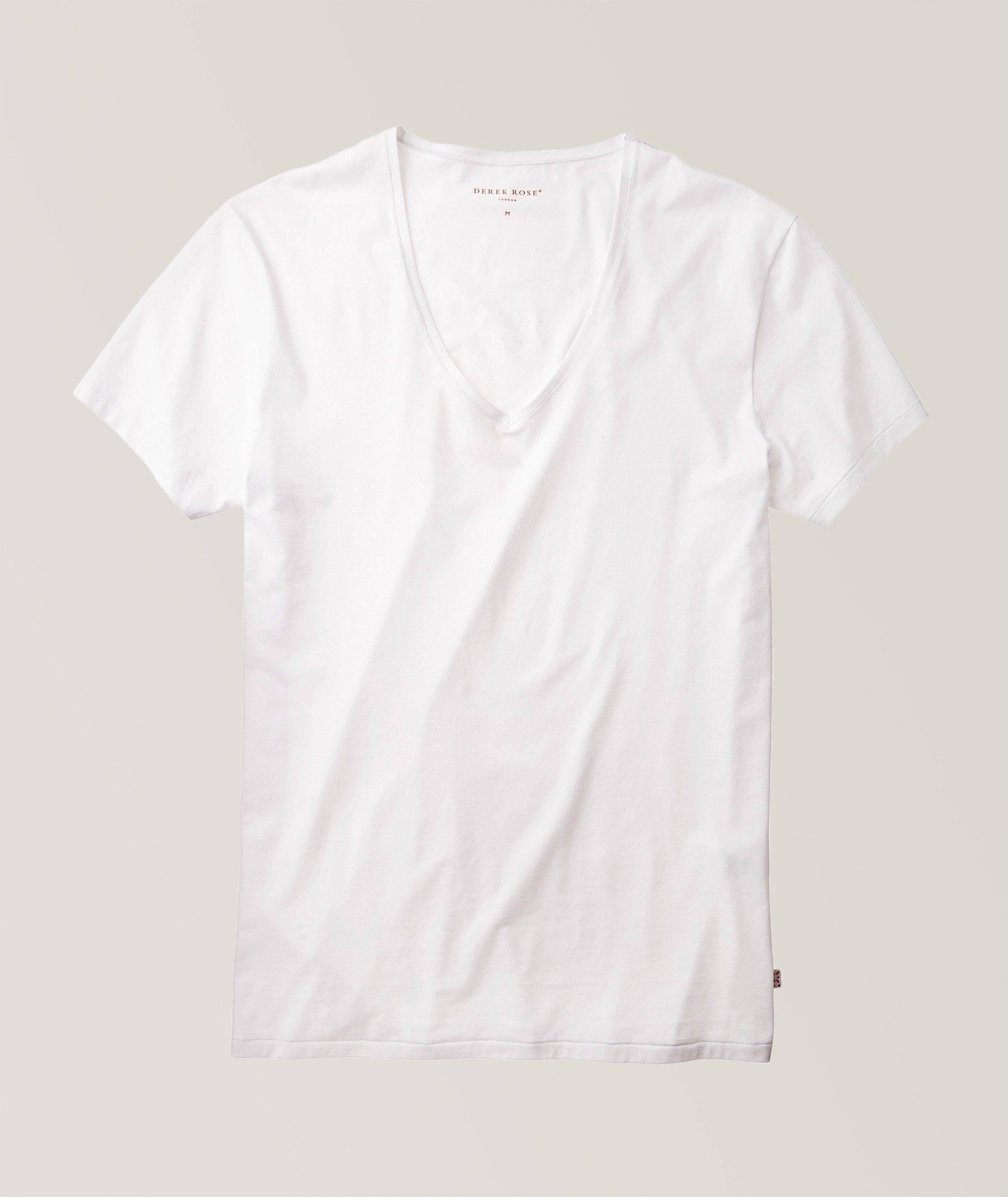 V-Neck Cotton T-Shirt image 1