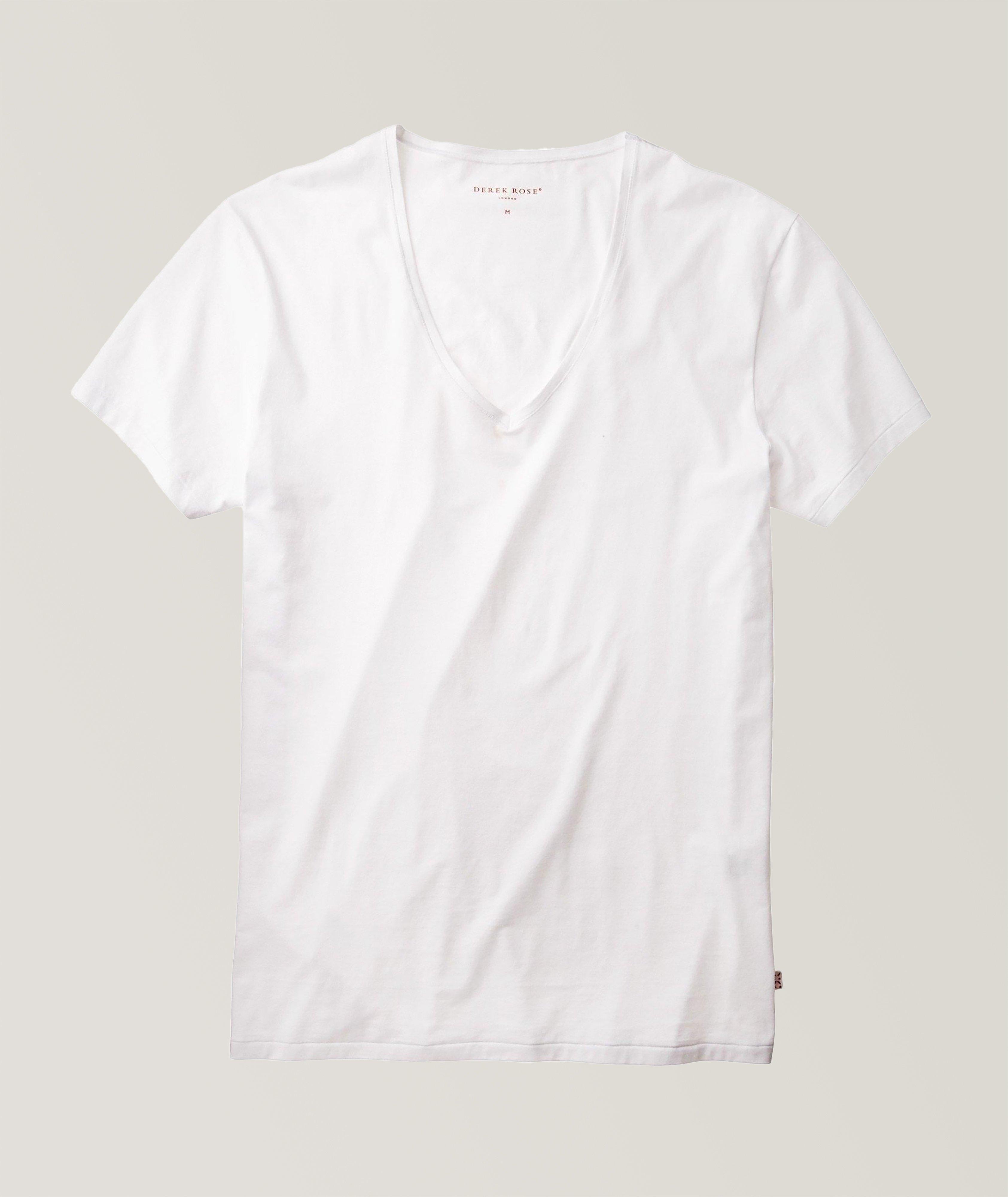 V-Neck Cotton T-Shirt image 0