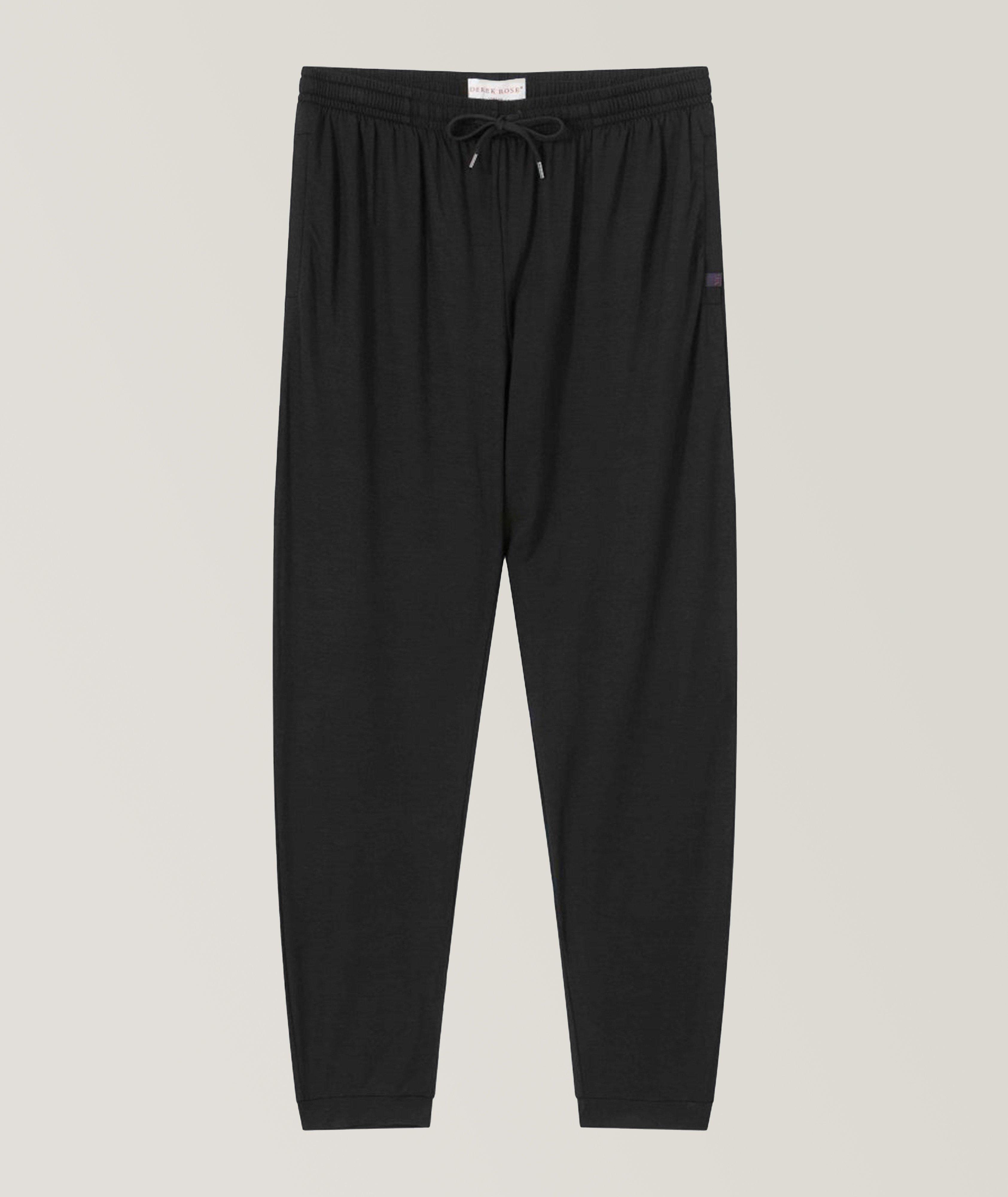 DEREK ROSE Quinn Slim-Fit Tapered Cotton and Modal-Blend Jersey Sweatpants  for Men