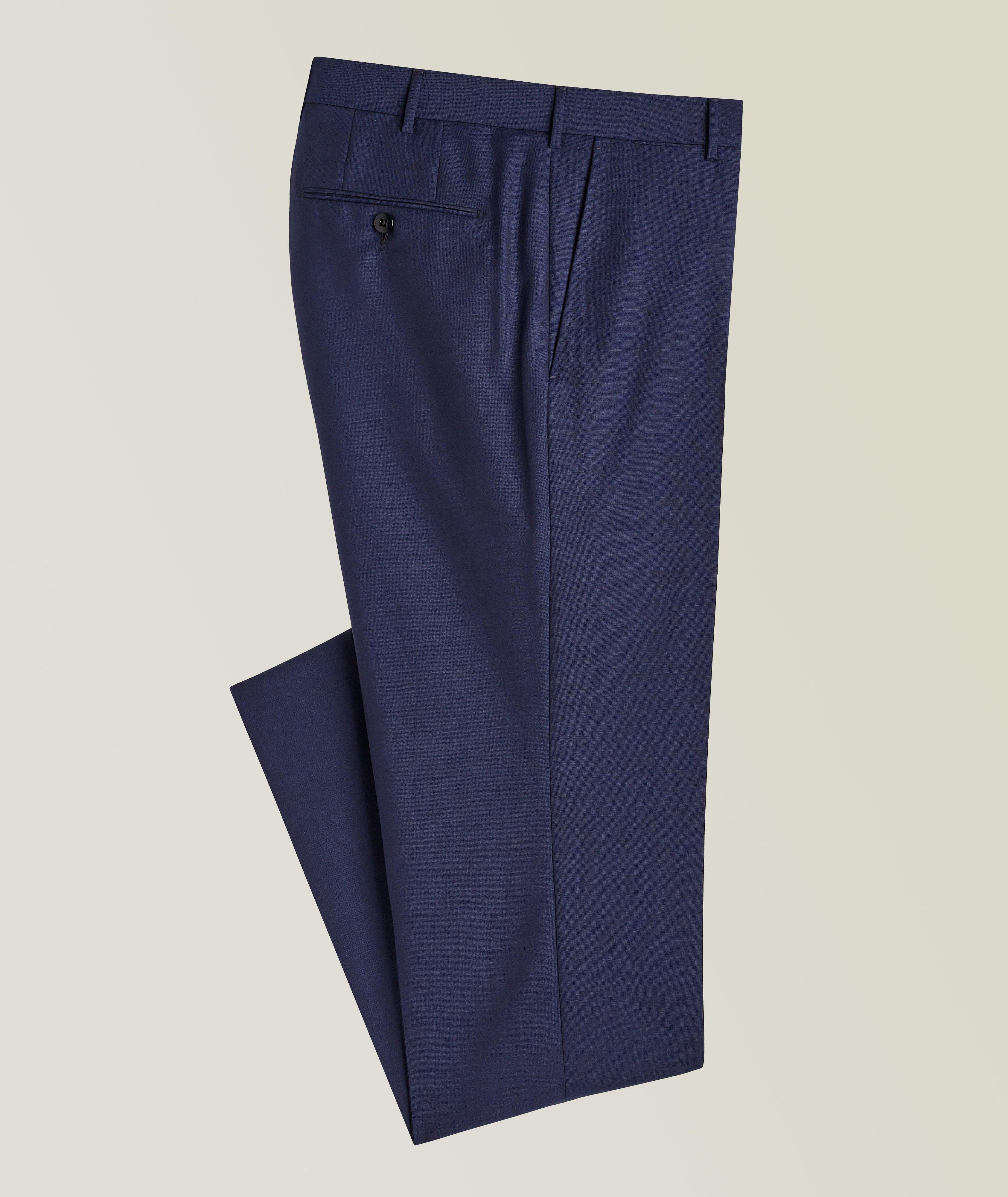 Pleated Wool Dress Pants image 0