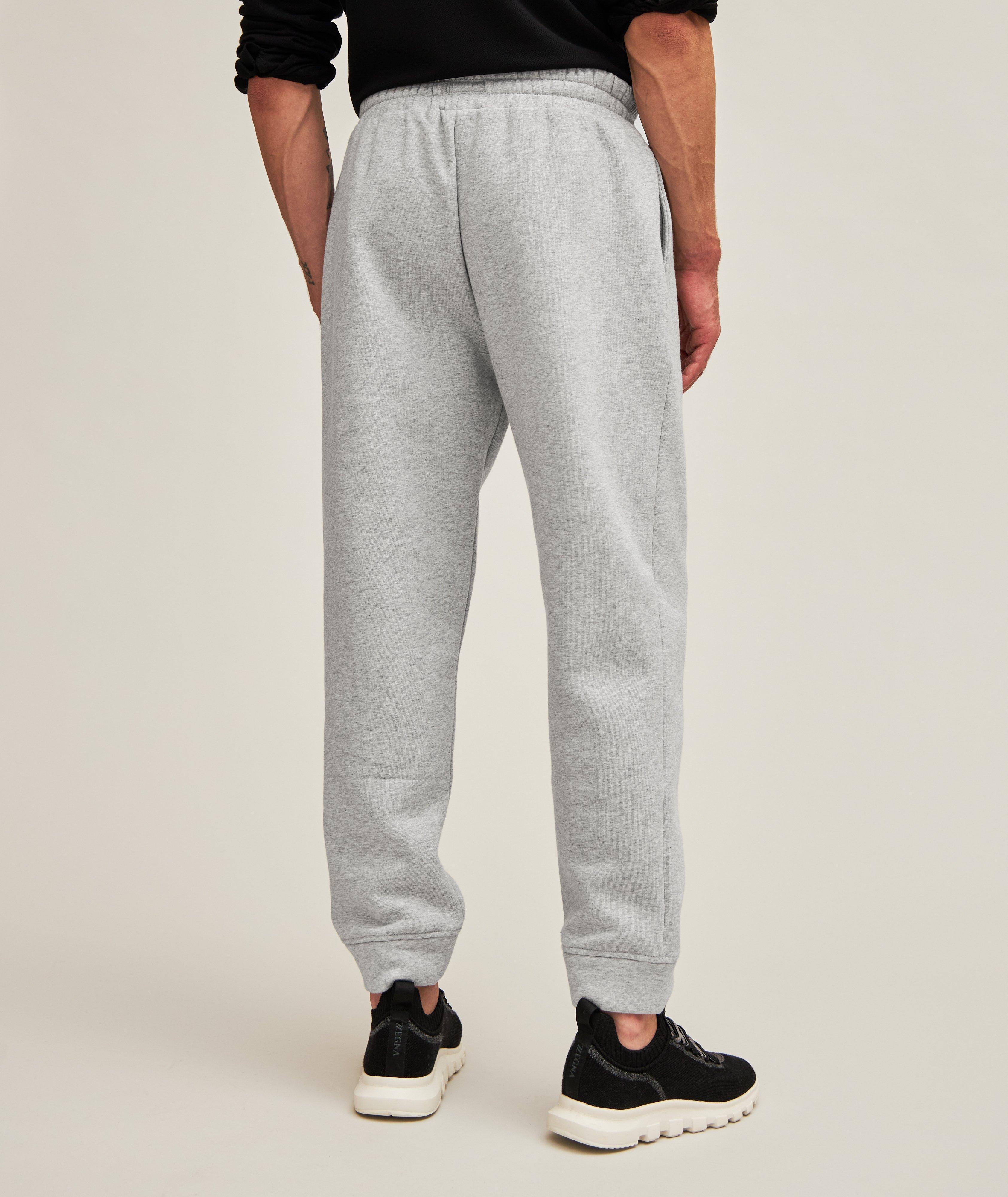 Pantalon sport en jersey de coton extensible image 3